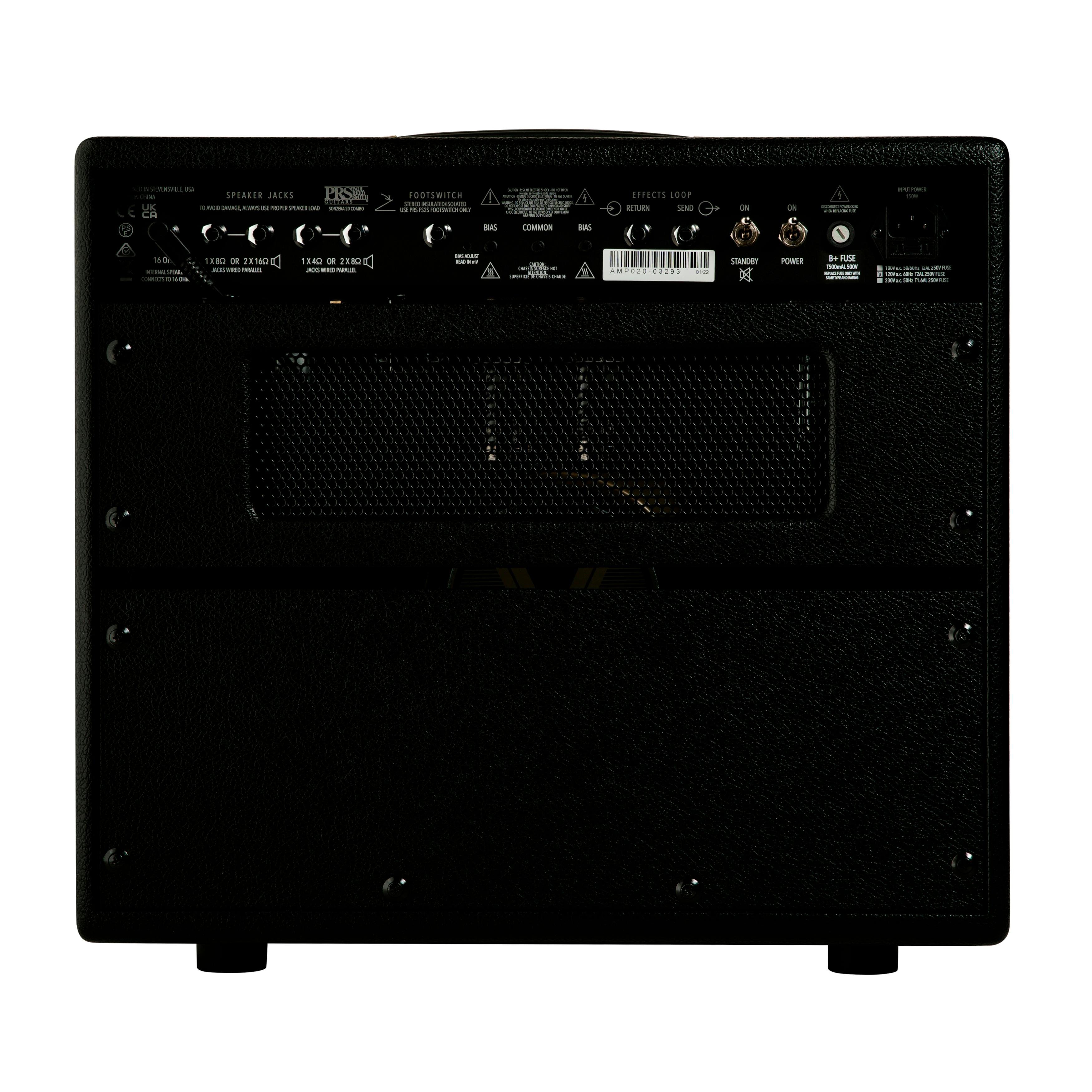 PRS Sonzera 20 1x12" Valve Amp Combo - SONZERII20C-PRS-Sonzera-20-Combo-Amp-Back.jpg