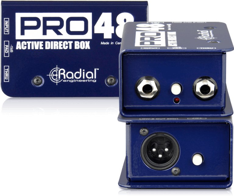 Radial PRO48 Phantom Powered Active DI Box - Andertons Music Co.
