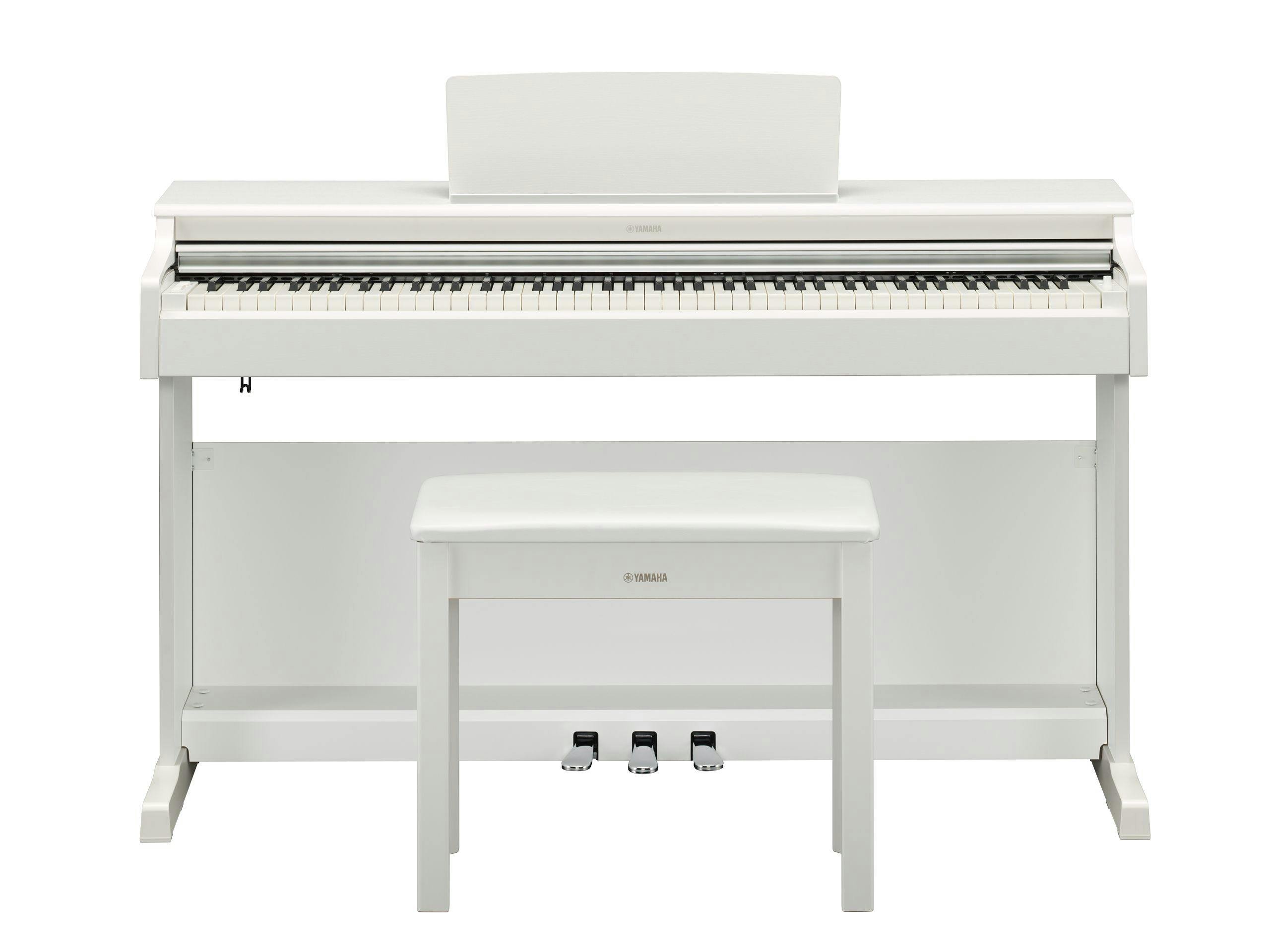 Yamaha YDP165 Digital SMALL HOME Piano in White - 492623-1643710645658.jpg