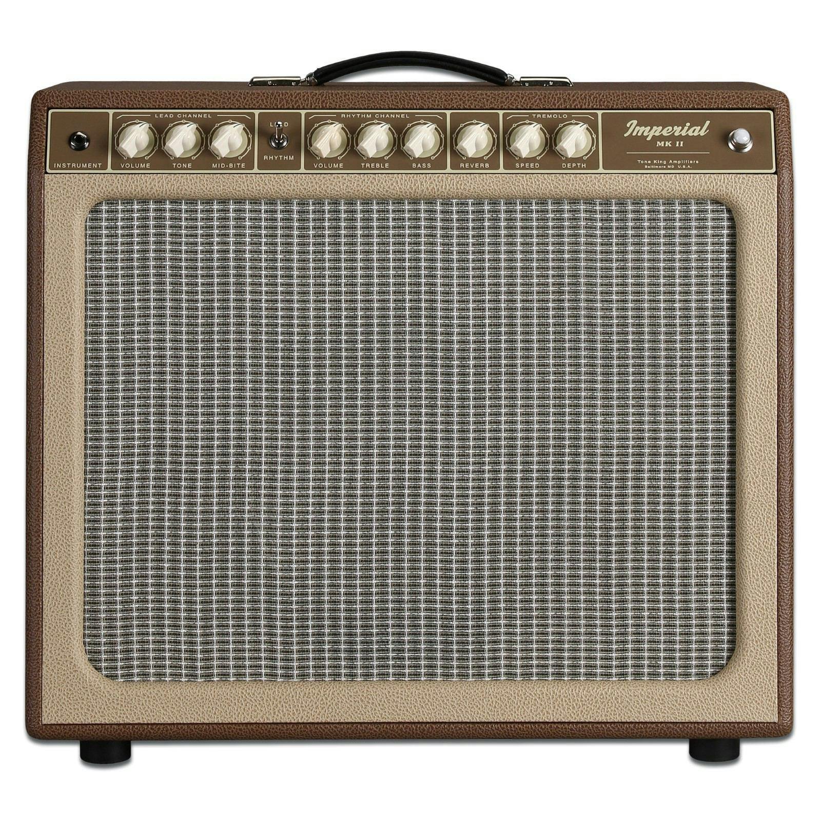 Tone King Imperial Mk2 20w 1x12 Combo in Brown - 279524-ToneKing_Imperial_MarkII_brn-beige_front_2000x2000.jpg
