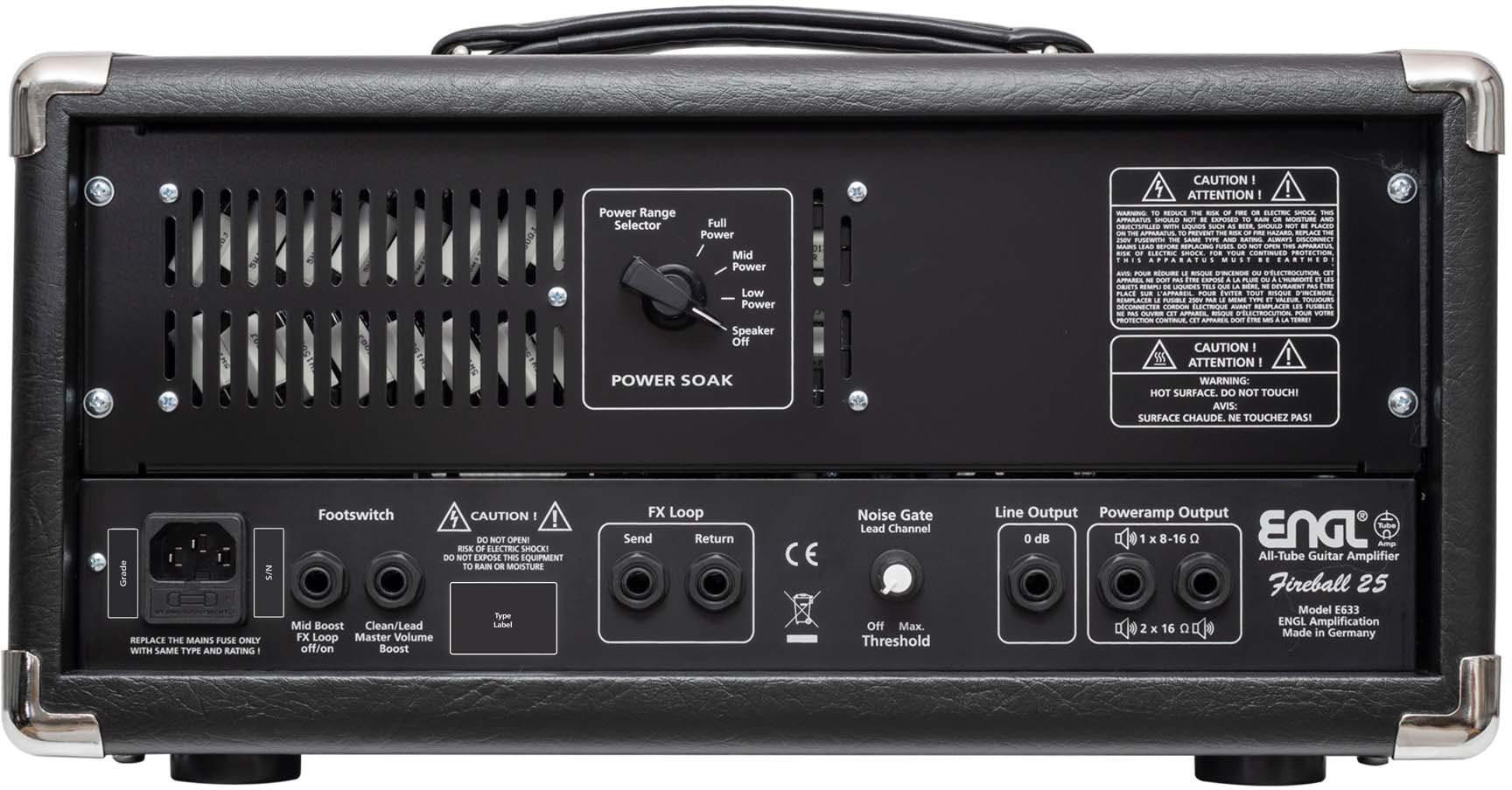ENGL Amps Fireball 25w E633 Amplifier Head - 11000024-ENGL-Fireball-25-E633-25w-Amp-Head-in-Black-Back.jpg