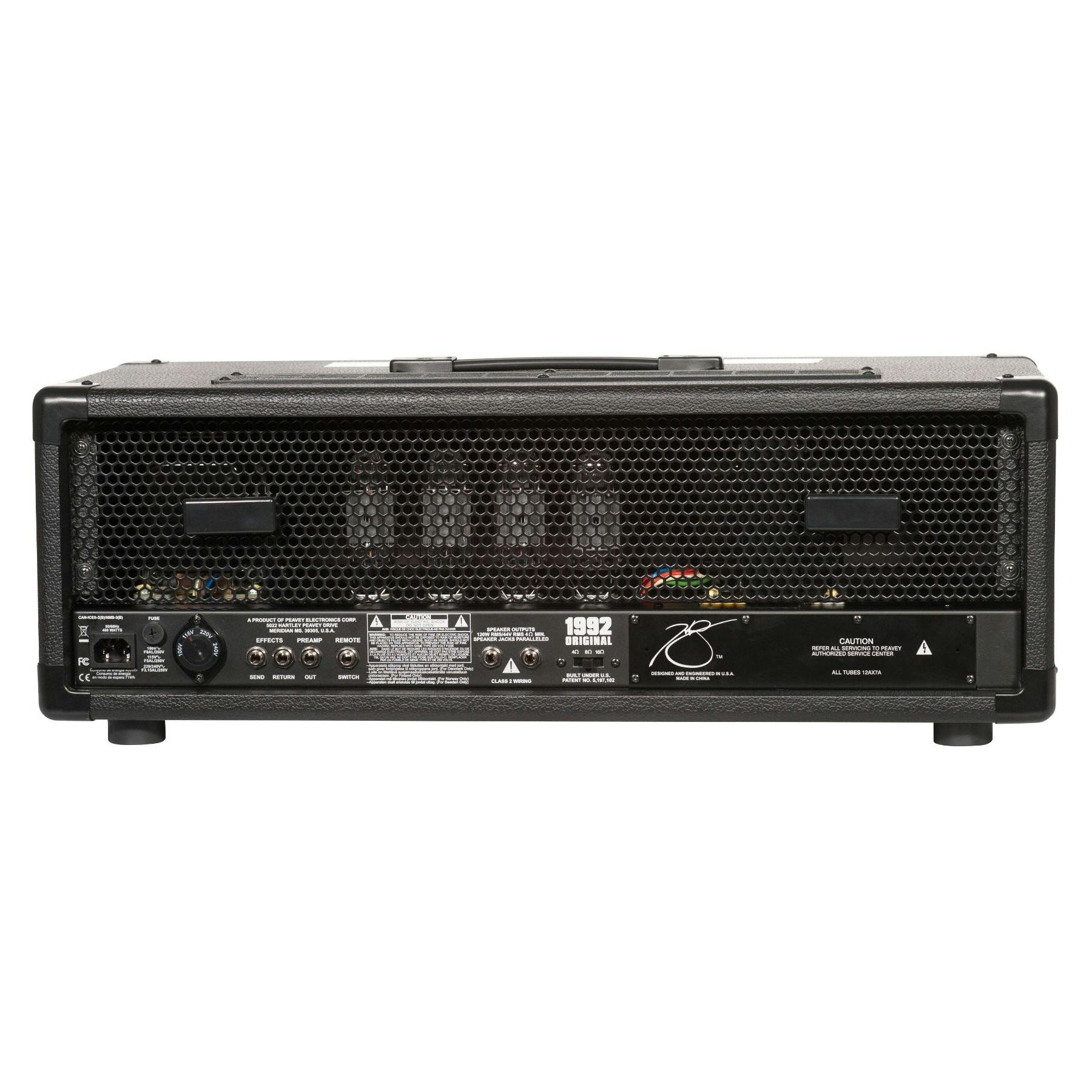 Peavey 6505 1992 Original Valve Amp Head - PV6505H-1992-Peavey-6505-1992-Valve-Amp-Head-Rear.jpg