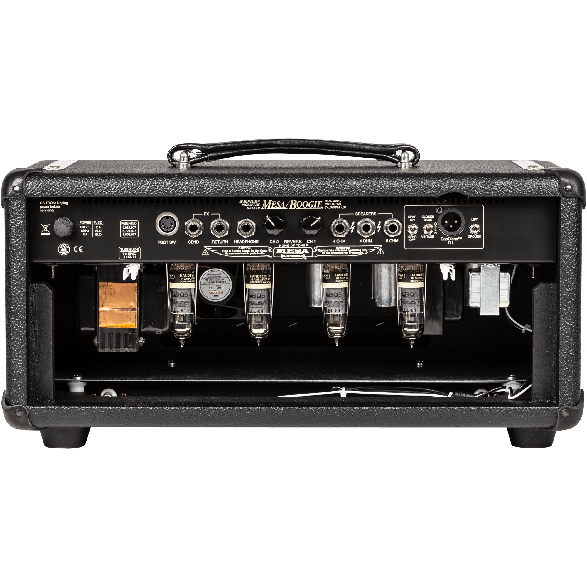 Mesa Boogie Mark Five - 35 Head - 2M35XUKAB-Mesa-Boogie-Mark-Five-35-Head-Back.jpg