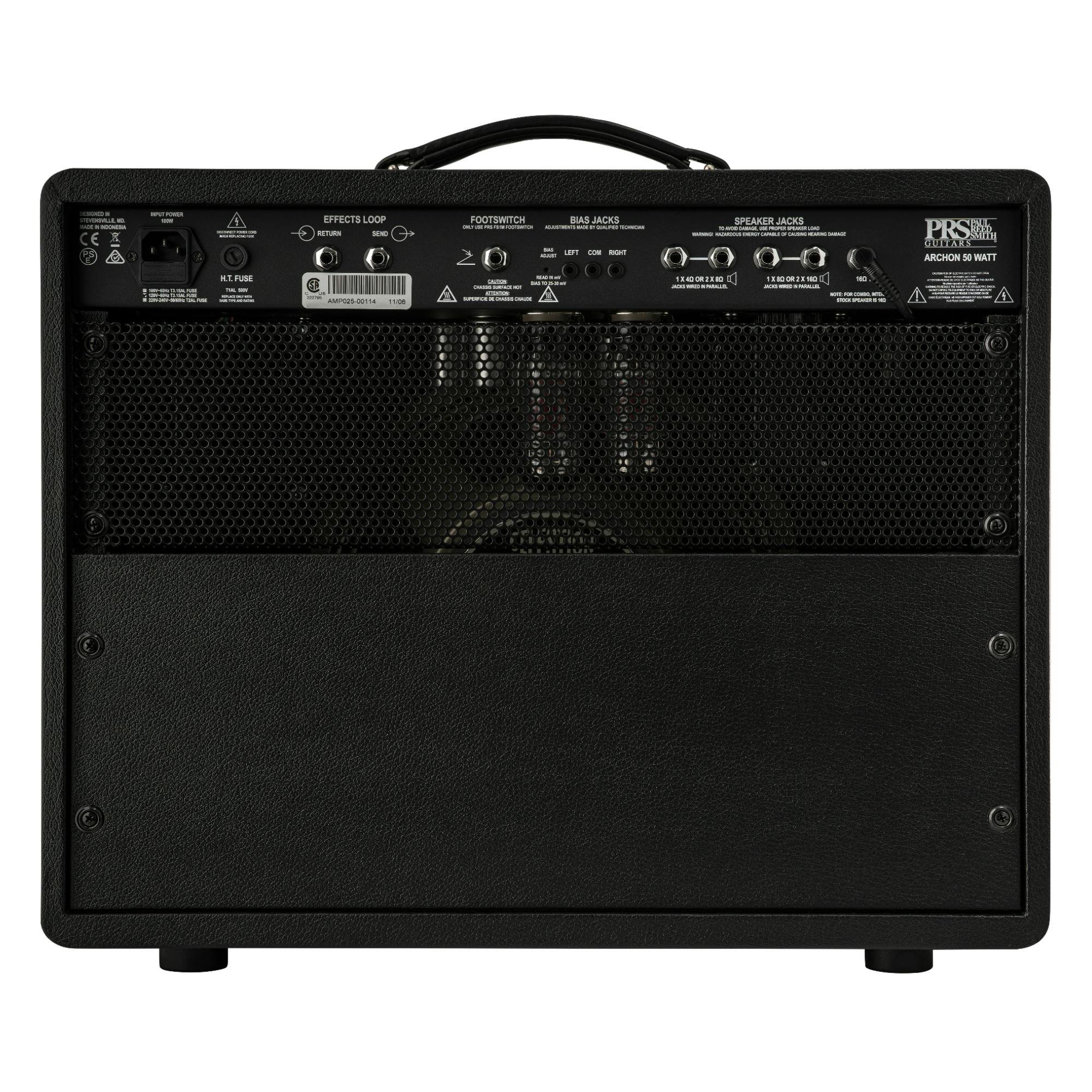 PRS Archon 50W 1x12" Valve Amp Combo - 443057-PRS-Archon-50-Combo-Rear.jpg