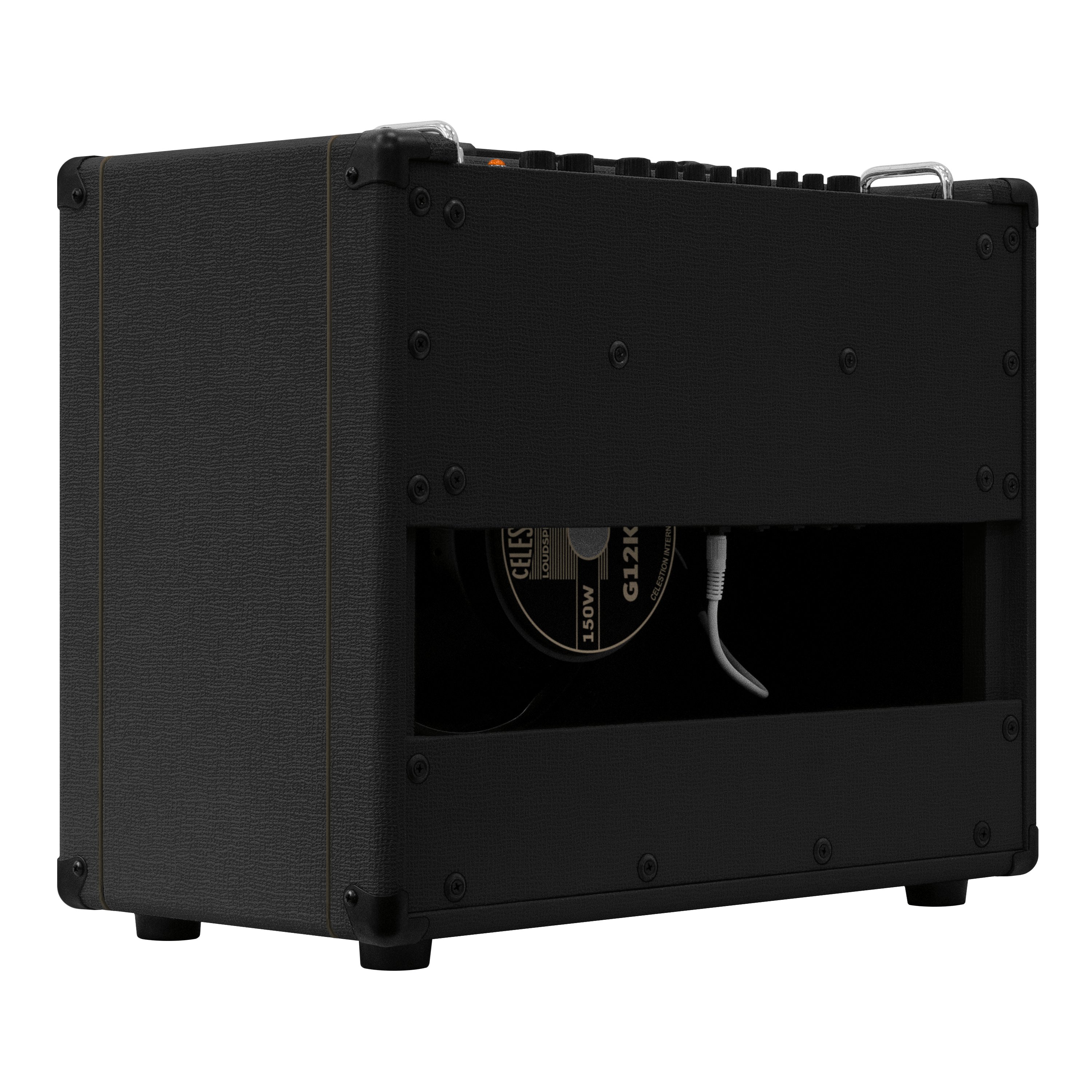 Orange Super Crush 100 1x12" Solid-State Amp Combo in Black - 463102-Orange-Super-Crush-100C-Black-Combo-Rear-Angle.jpg