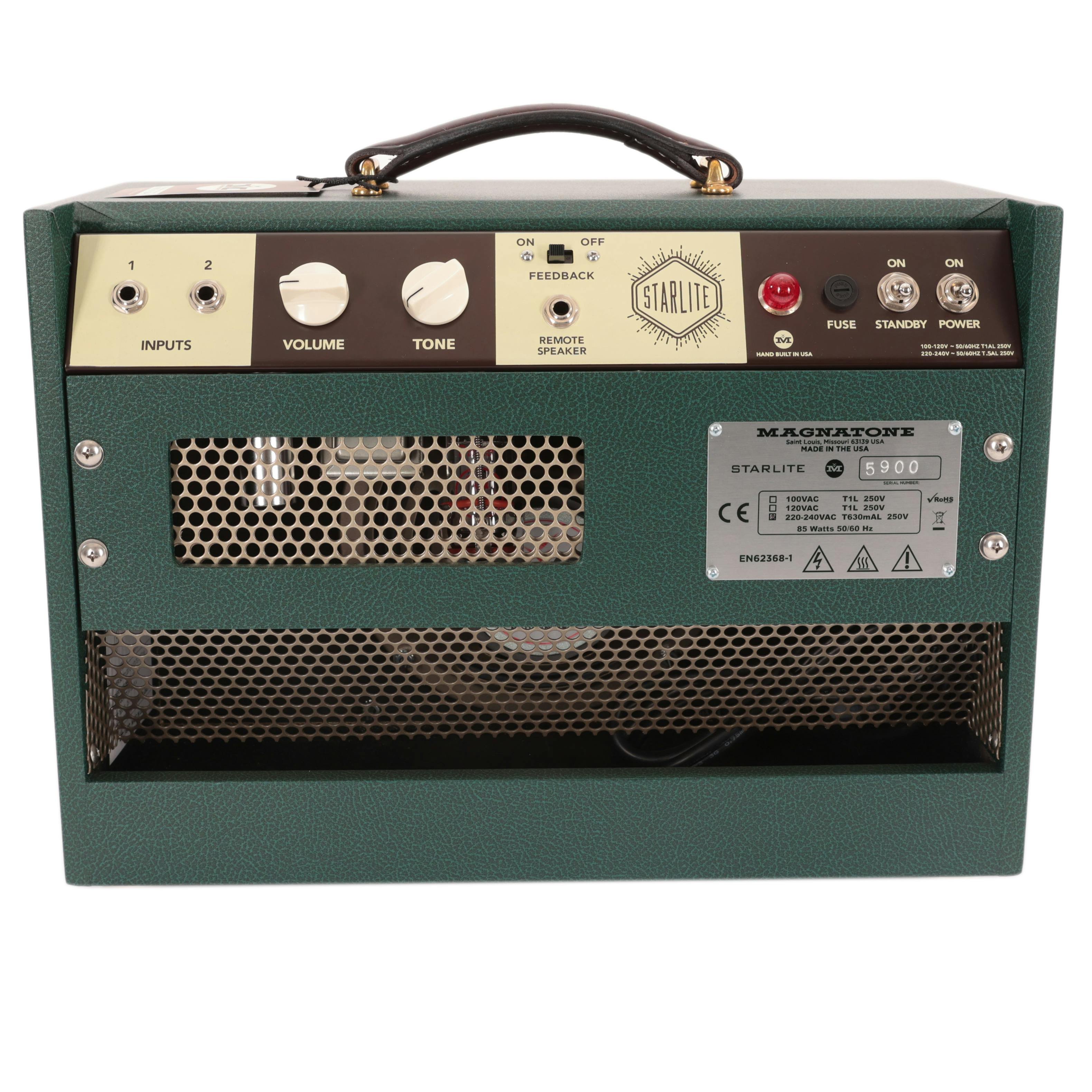 Magnatone Starlite 1x8" Guitar Valve Amp Combo in Green - MAG340GRE-MAG340GRE---4.jpg
