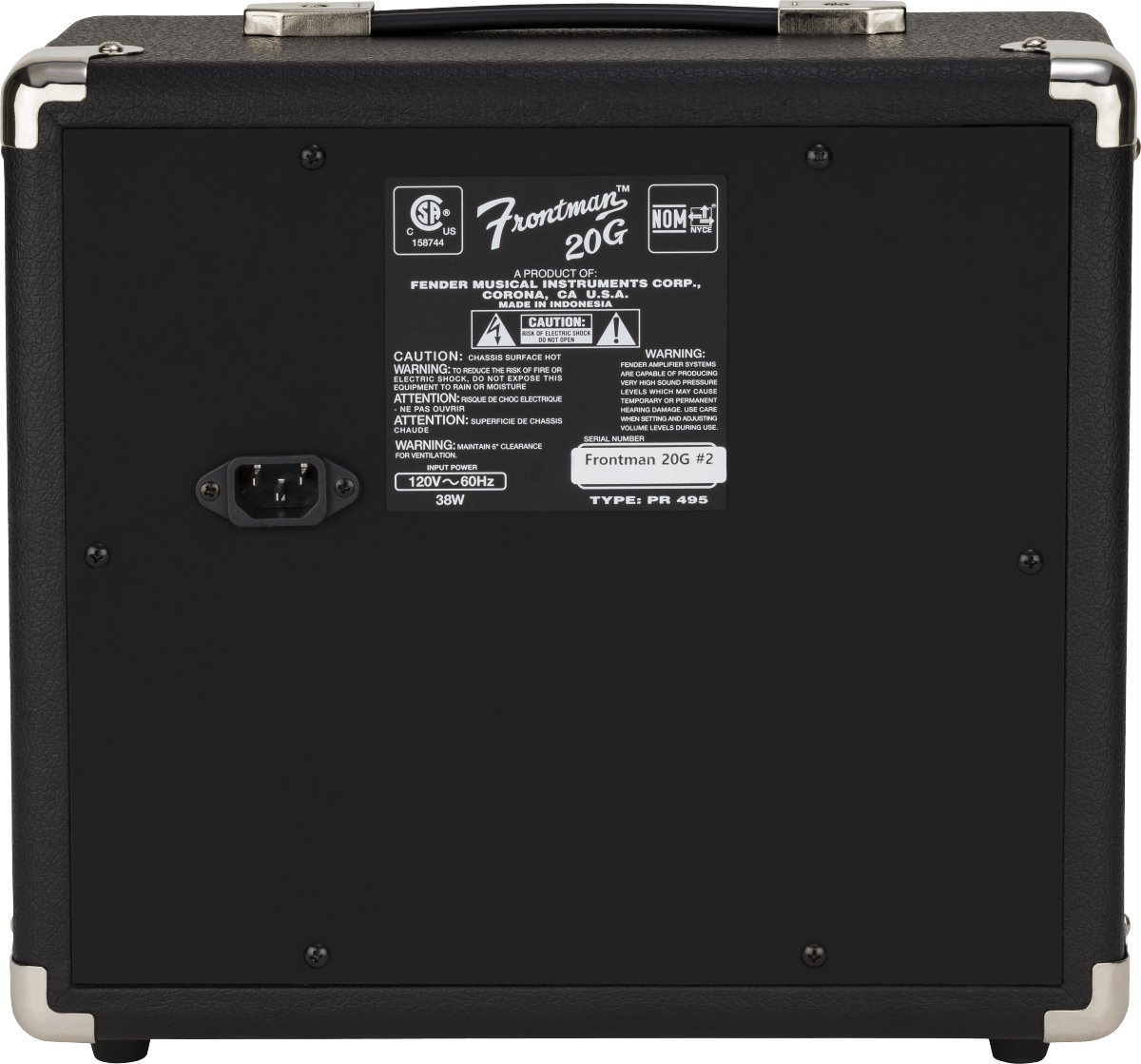 Fender Frontman 20G 20W Guitar Amp - 490050-Fender Frontman 20G 20W Guitar Amp 2.jpg