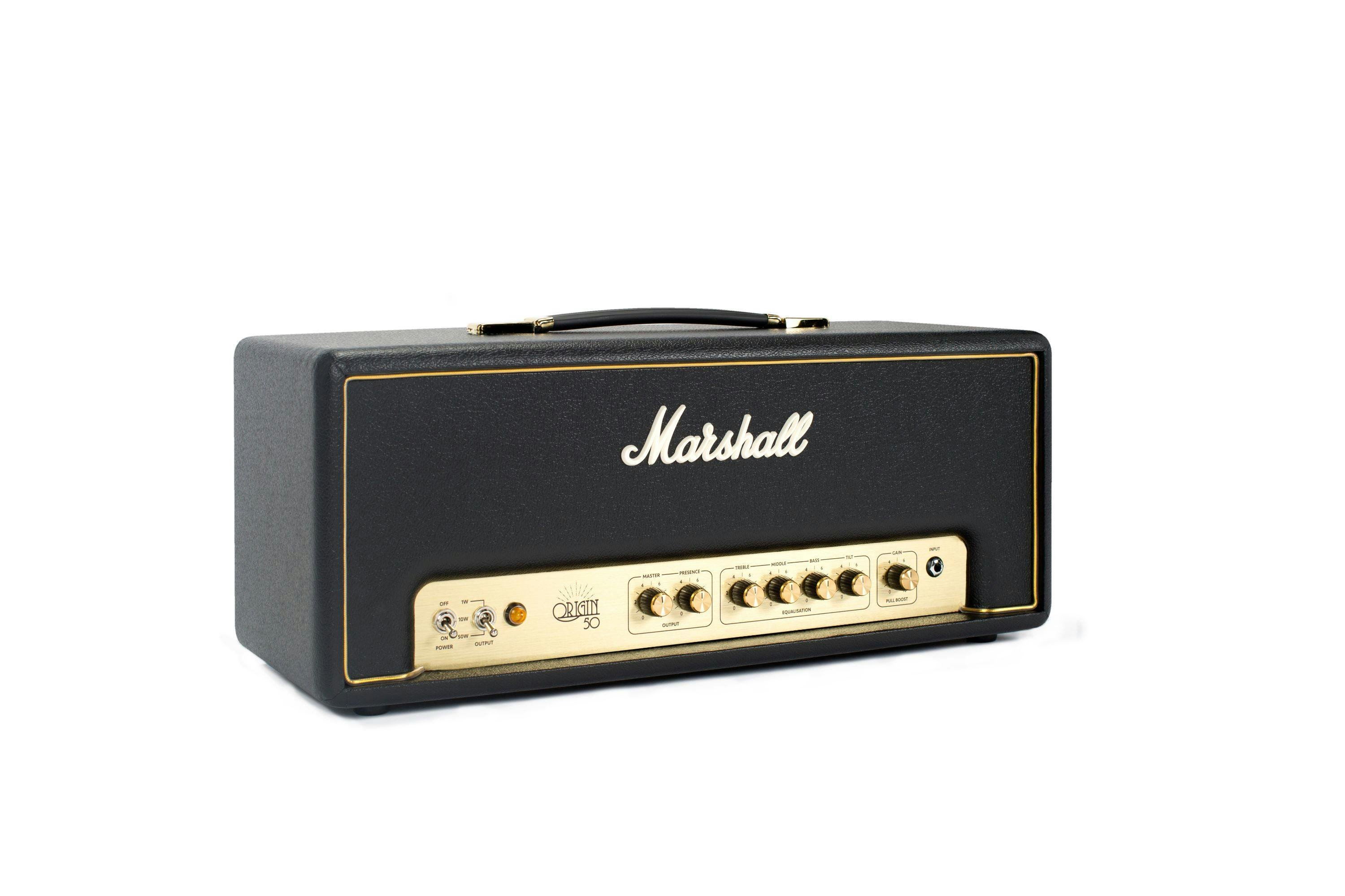 Marshall Origin ORI50H 50W All Valve Amp Head - 260499-Origin50_H_Left.jpg