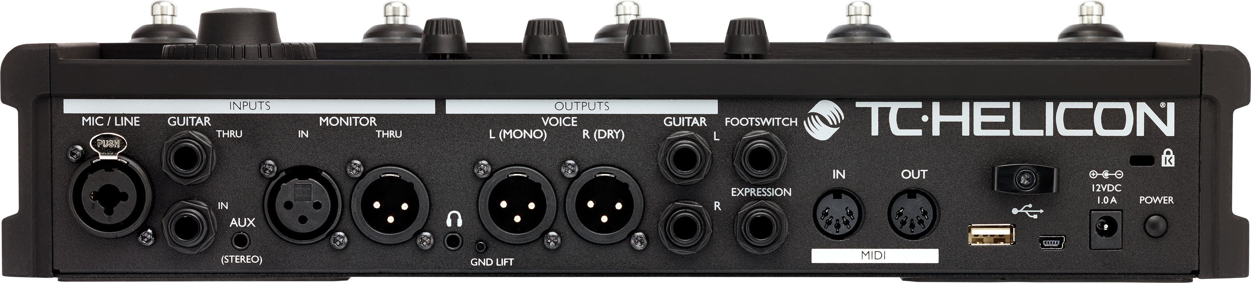 TC Helicon VoiceLive 3 Extreme Vocal & Guitar FX & Multi Looper - 74811-tch-voicelive-3-extreme-rear.jpg