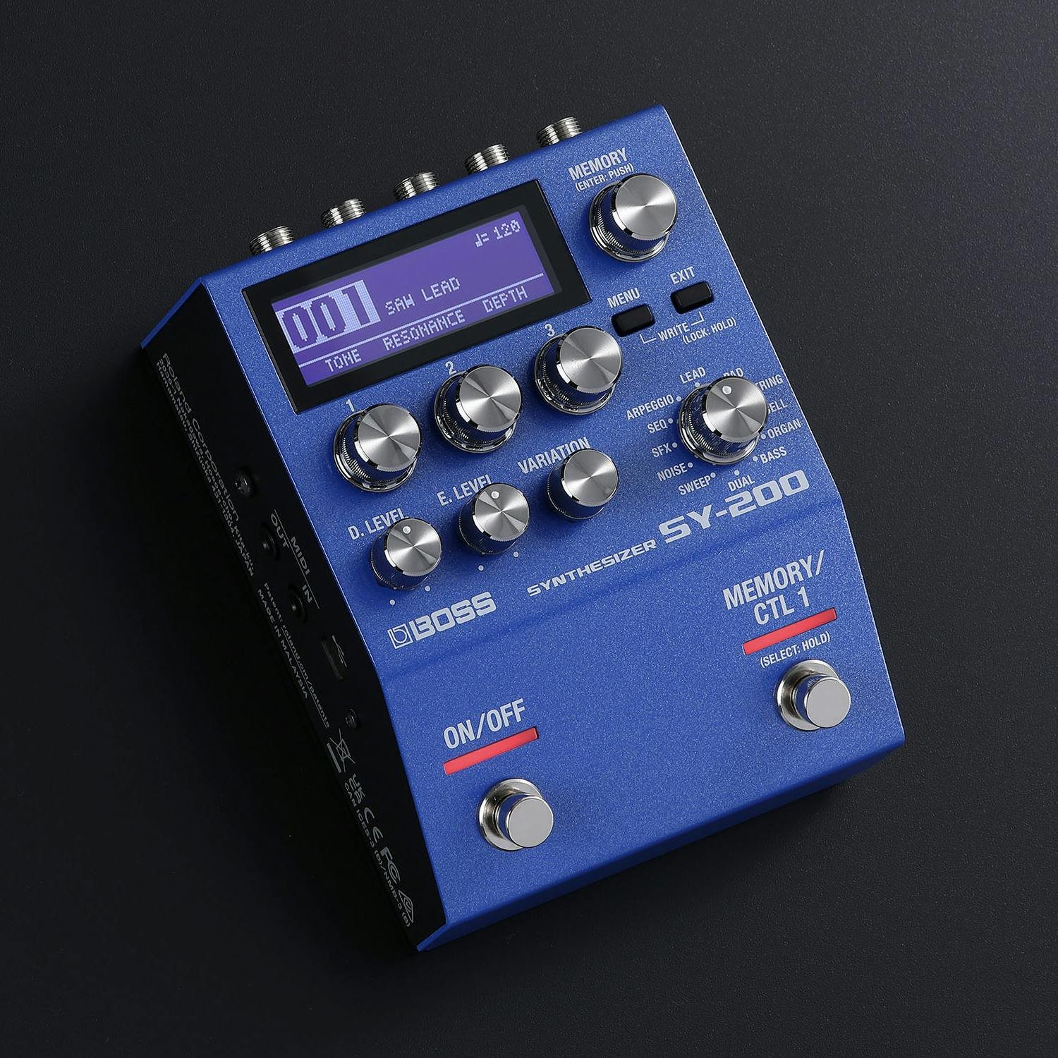 Boss SY-200 Guitar Synthesizer Pedal - Andertons Music Co.