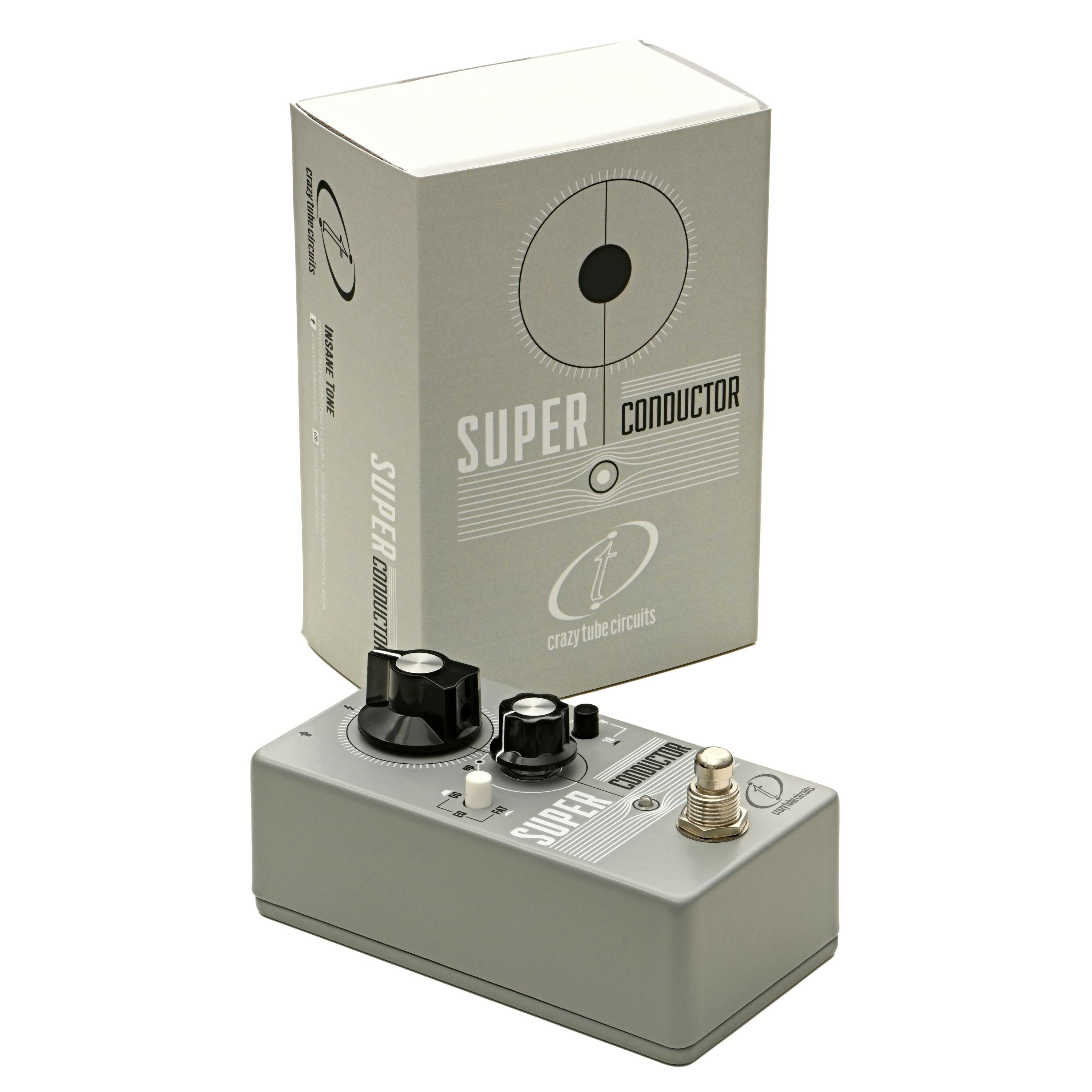 Crazy Tube Circuits Super Conductor Multi-Mode Analogue Boost Pedal - 63658-Crazy-Tube-Circuits-Super-Conductor-Multi-Mode-Analogue-Boost-Pedal-Box.jpg