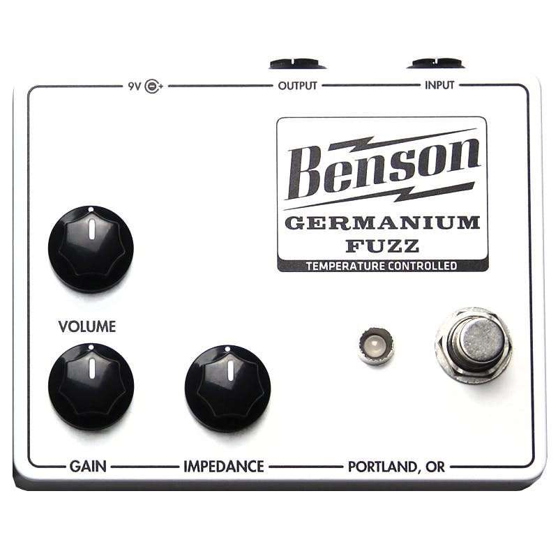 Benson Amps Temperature-Controlled Germanium Fuzz Pedal in Solar