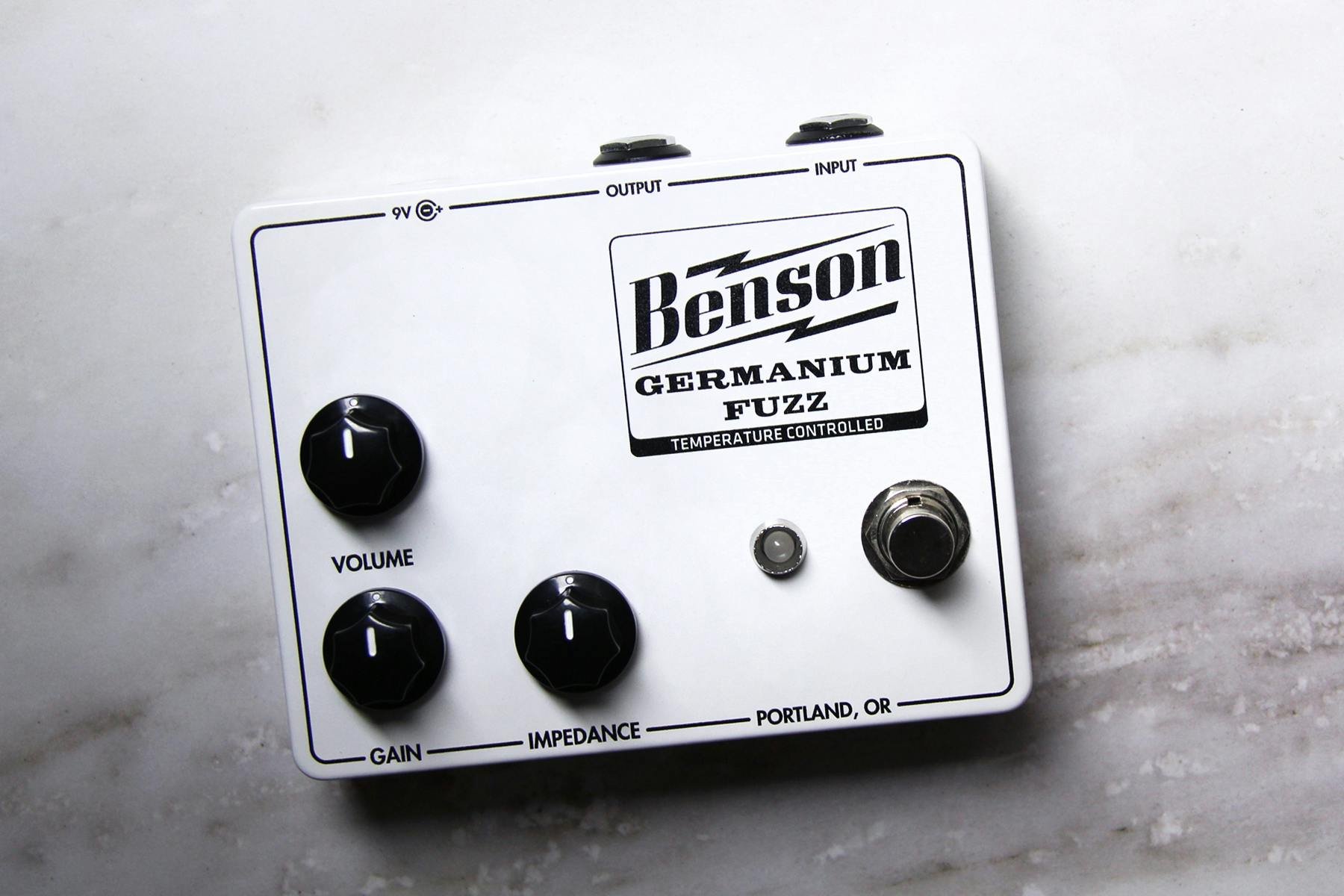 Benson Amps Temperature-Controlled Germanium Fuzz Pedal in Solar