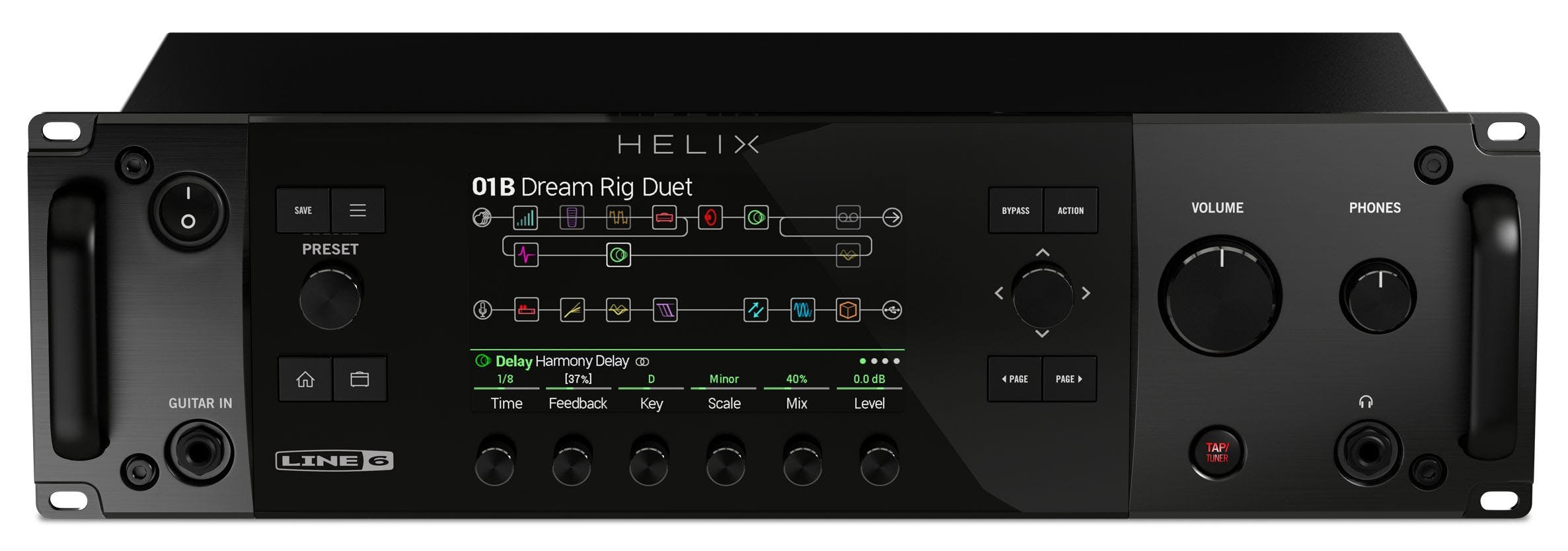 Line 6 Helix Rack Amp & FX Modelling Rackmount Unit - Andertons