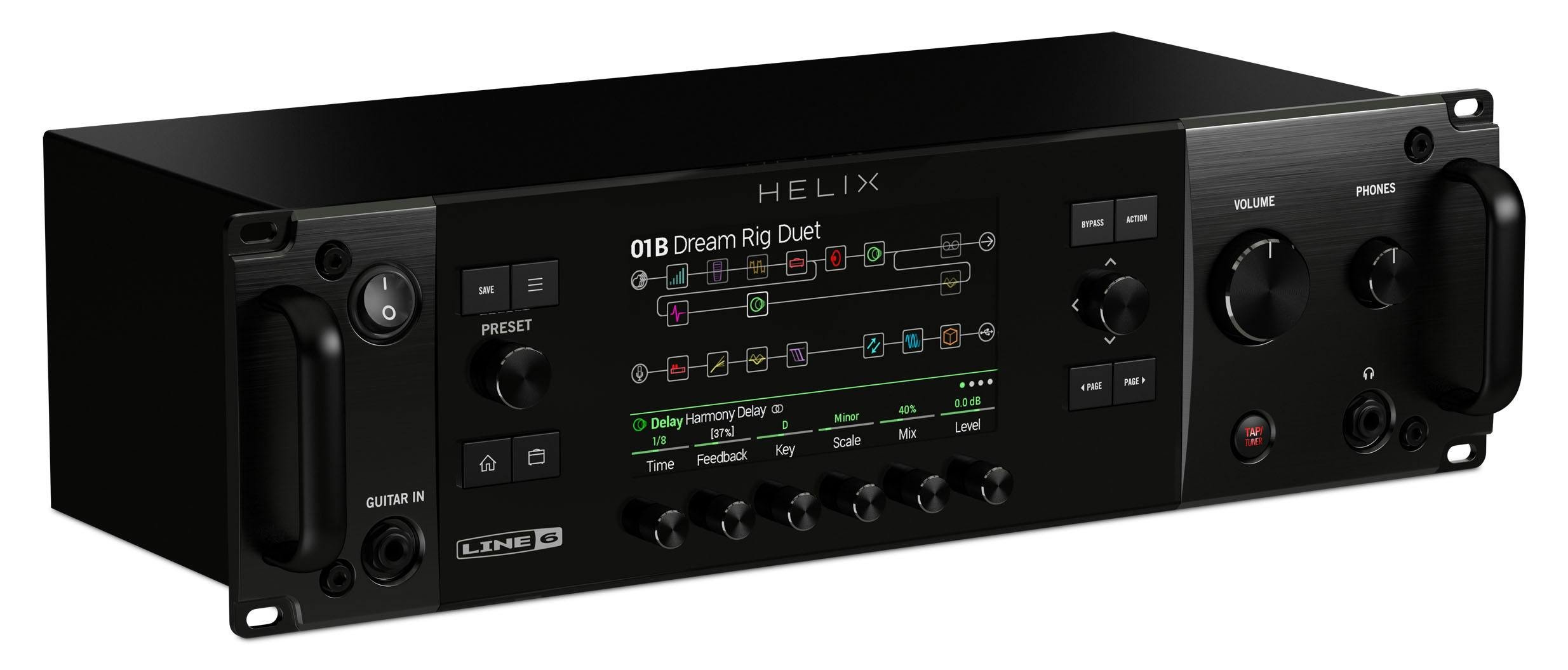 Line 6 Helix Rack Amp & FX Modelling Rackmount Unit - 85558-Helix-3qtrLeft_sl.jpg