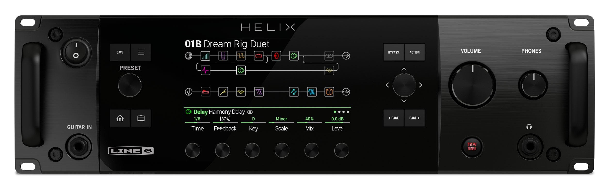 Line 6 Helix Rack Amp & FX Modelling Rackmount Unit - 85561-Helix-Front_sl.jpg