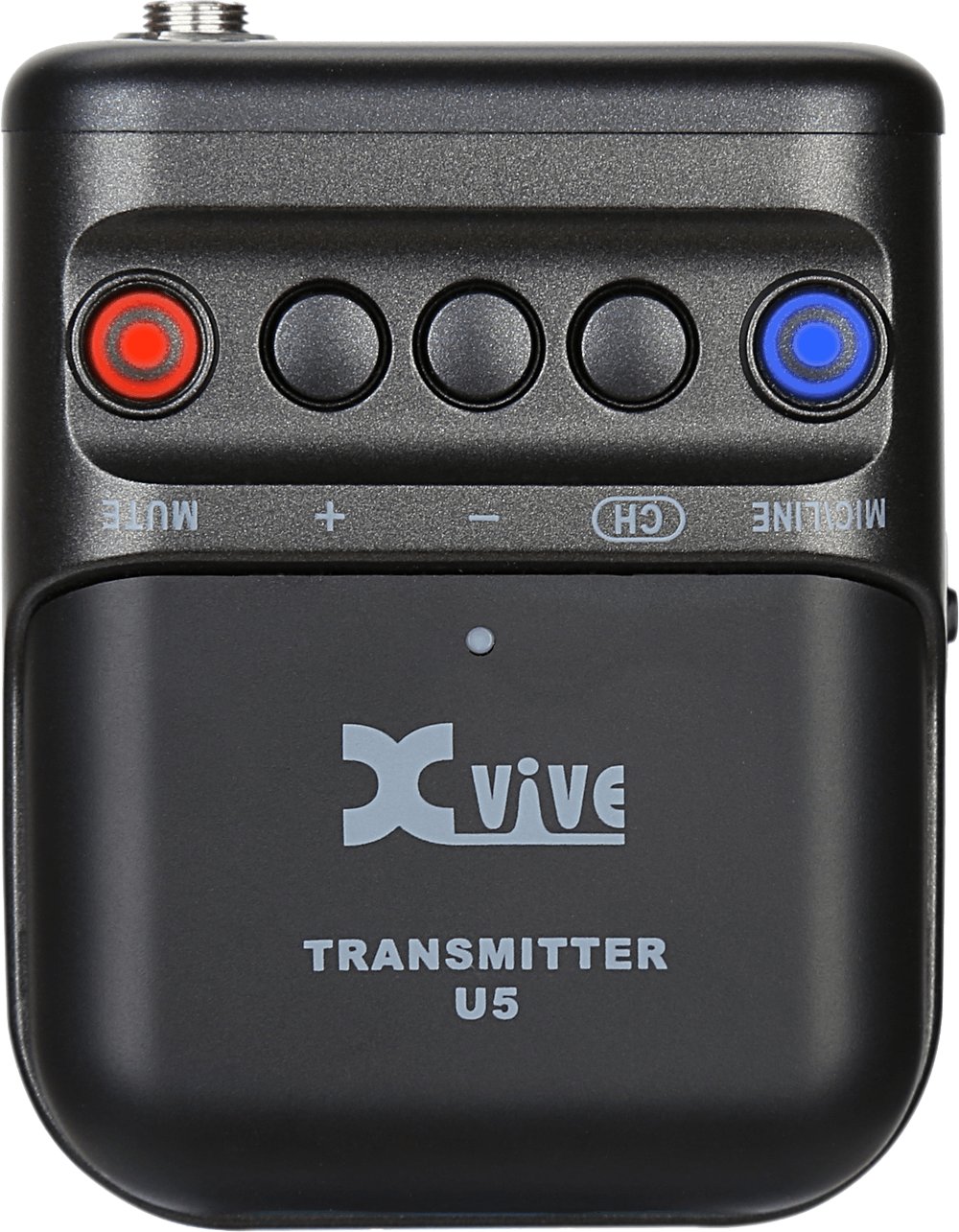 Xvive U5 T2 Wireless audio for video System set with 2 transmitters 2.4 GH - XU5T2-Xvive_U5-Complete-System_Transmitter.jpg