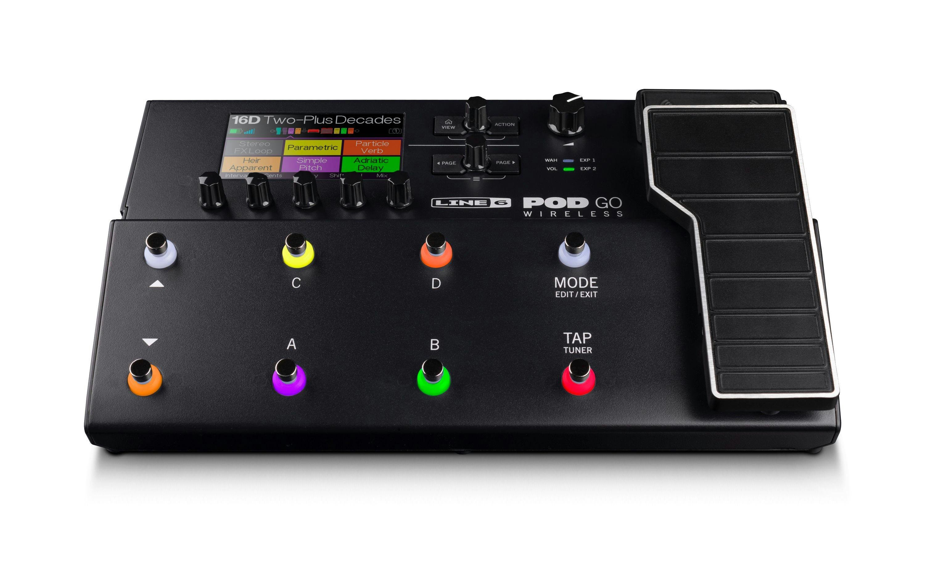 Line 6 Pod Go Wireless Modelling and Multi-Effects Pedal - 434528-POD Go Wireless_3qtr Front.jpg