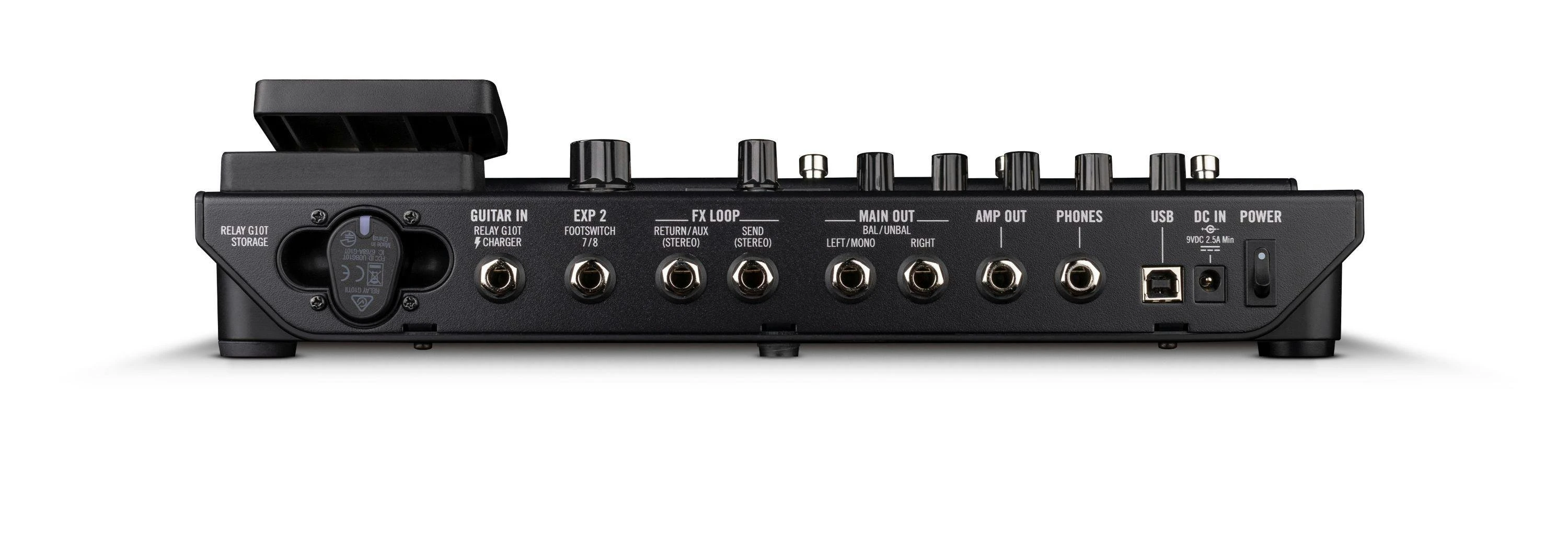 Line 6 Pod Go Wireless Modelling and Multi-Effects Pedal - 434532-POD Go Wireless_Back_Relay G10TII docked in storage.jpg