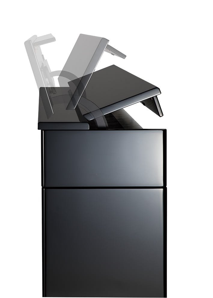 Roland DP603 Upright Digital Piano in Polished Ebony - 120836-DP603_PE-Fallboard.jpg