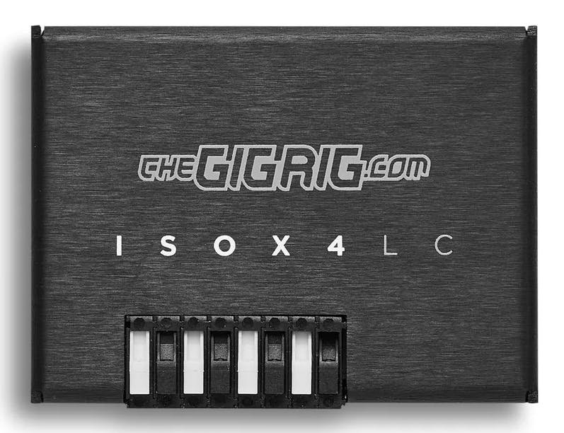 The GigRig Isolator V2 ISOX4 LC Power Adaptor - GIGRIG-614-the-gigrig-isolator-front.jpg