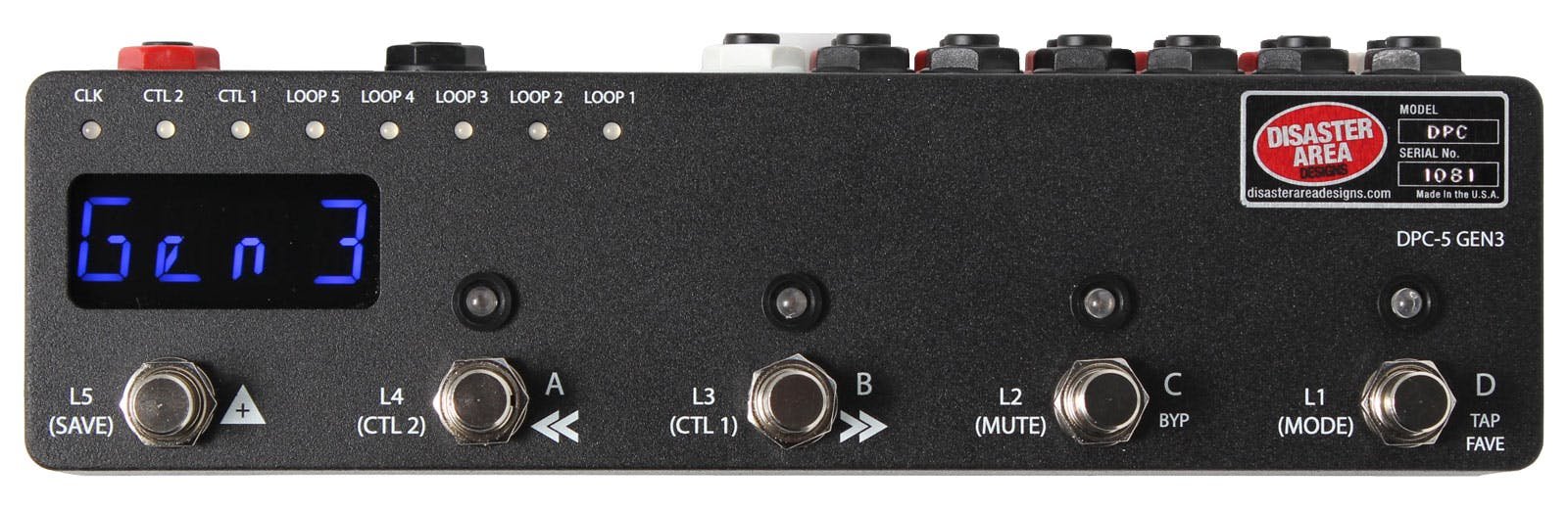 ギター Disaster Area Designs DPC5 gen3 Disaster Area DPC-5 Gen3 Switching System for Guitar Pedals