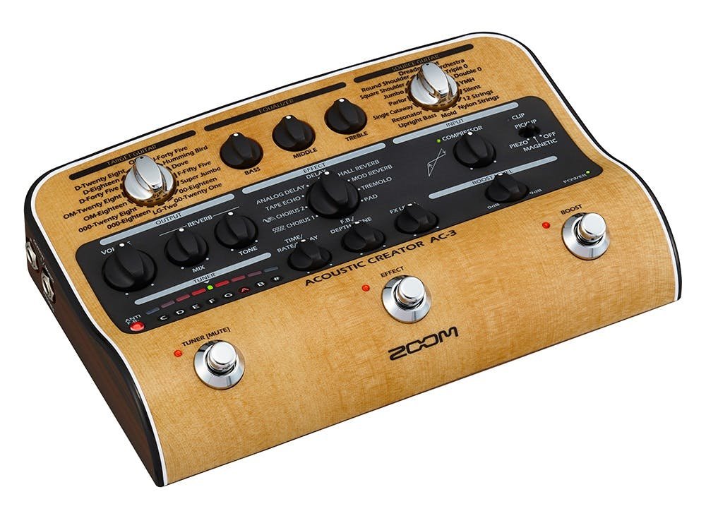 Zoom AC-3 Acoustic Creator Pedal - Andertons Music Co.