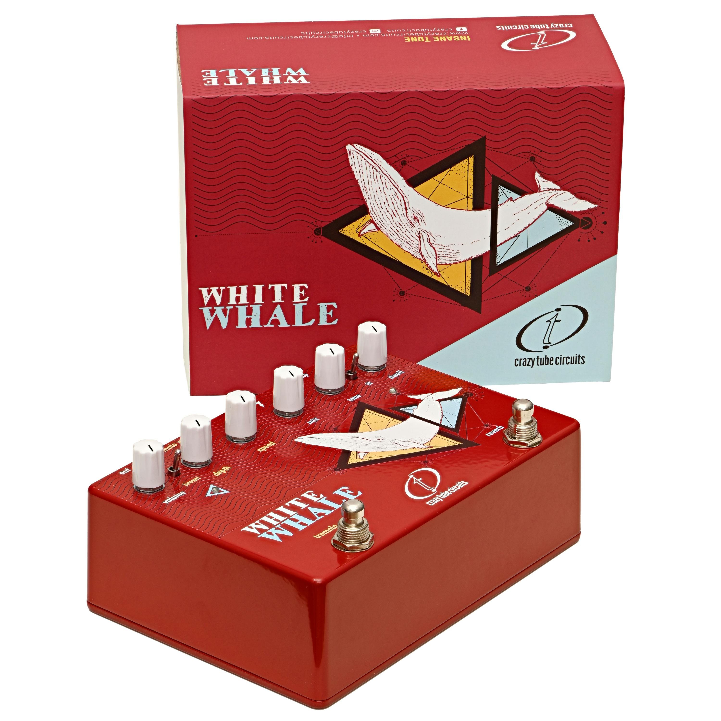 Crazy Tube Circuits White Whale Analogue Spring Reverb & Tremolo Pedal - 63662-Crazy-Tube-Circuits-White-Whale-Box.jpg