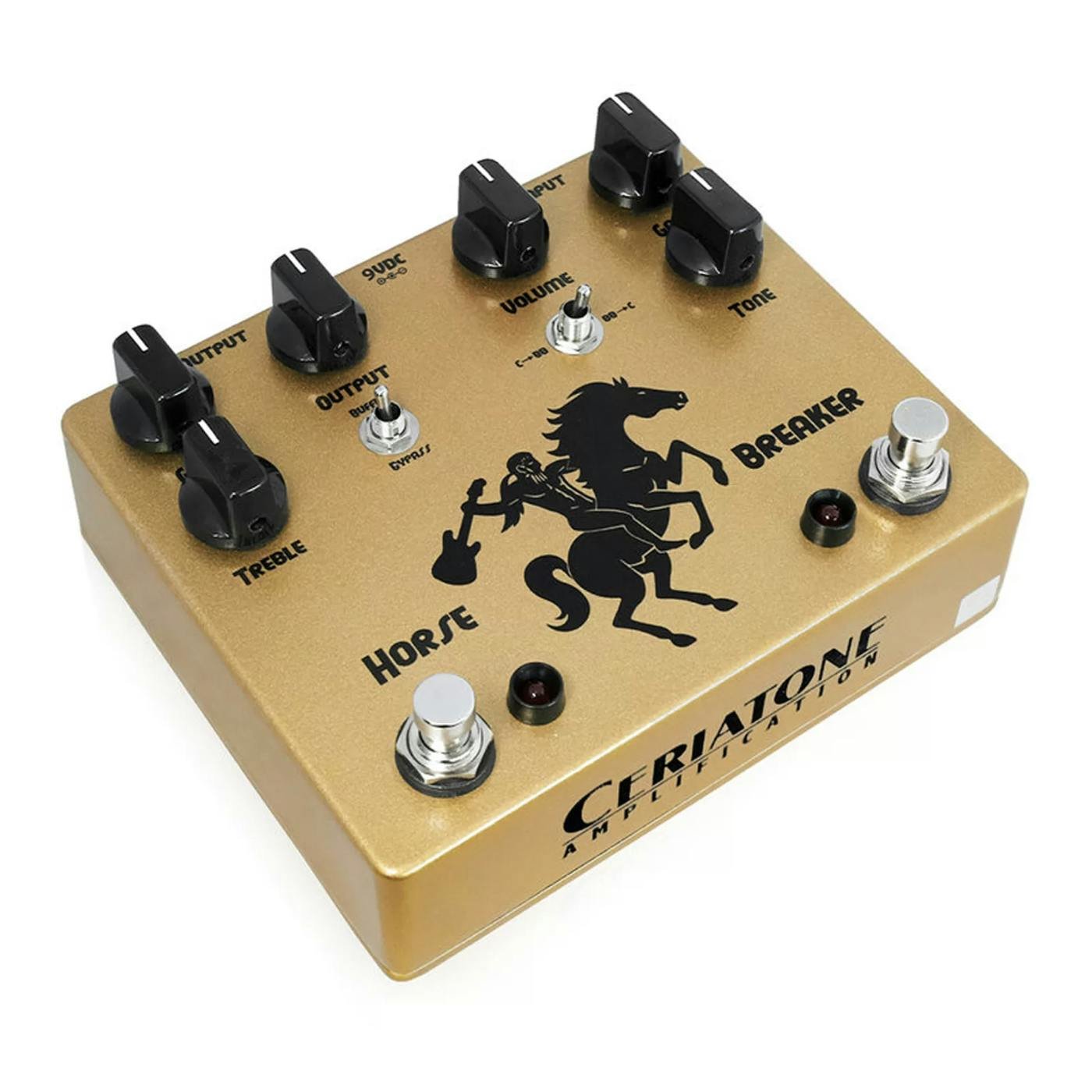 Ceriatone Horse Breaker Overdrive Pedal in Gold - Andertons Music Co.