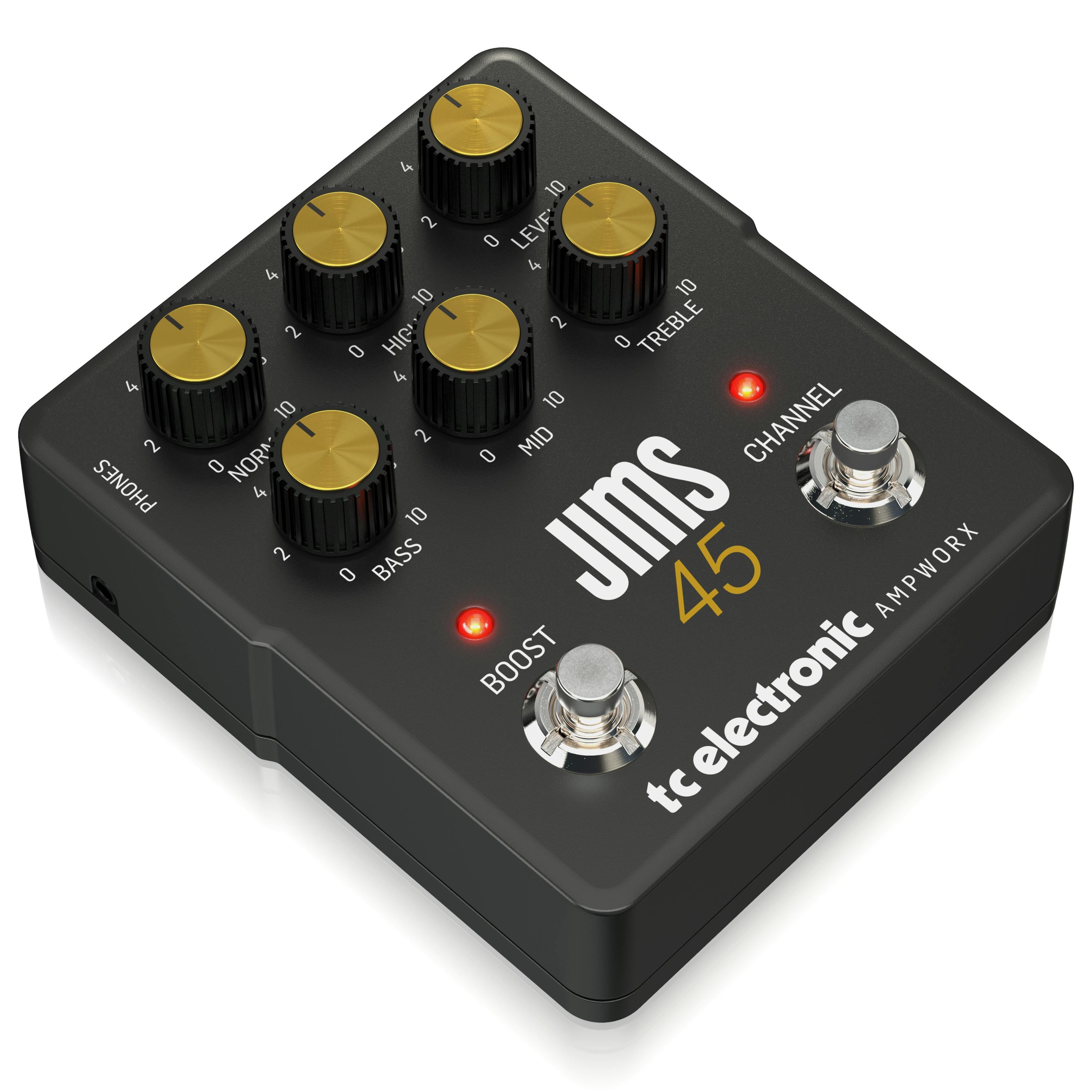 TC Electronic AmpWorx Vintage Series JIMS 45 Preamp Pedal - 0709-AJM86-001-TC-Electronic-Ampworx-Jims-45-Preamp-Pedal-Left.jpg