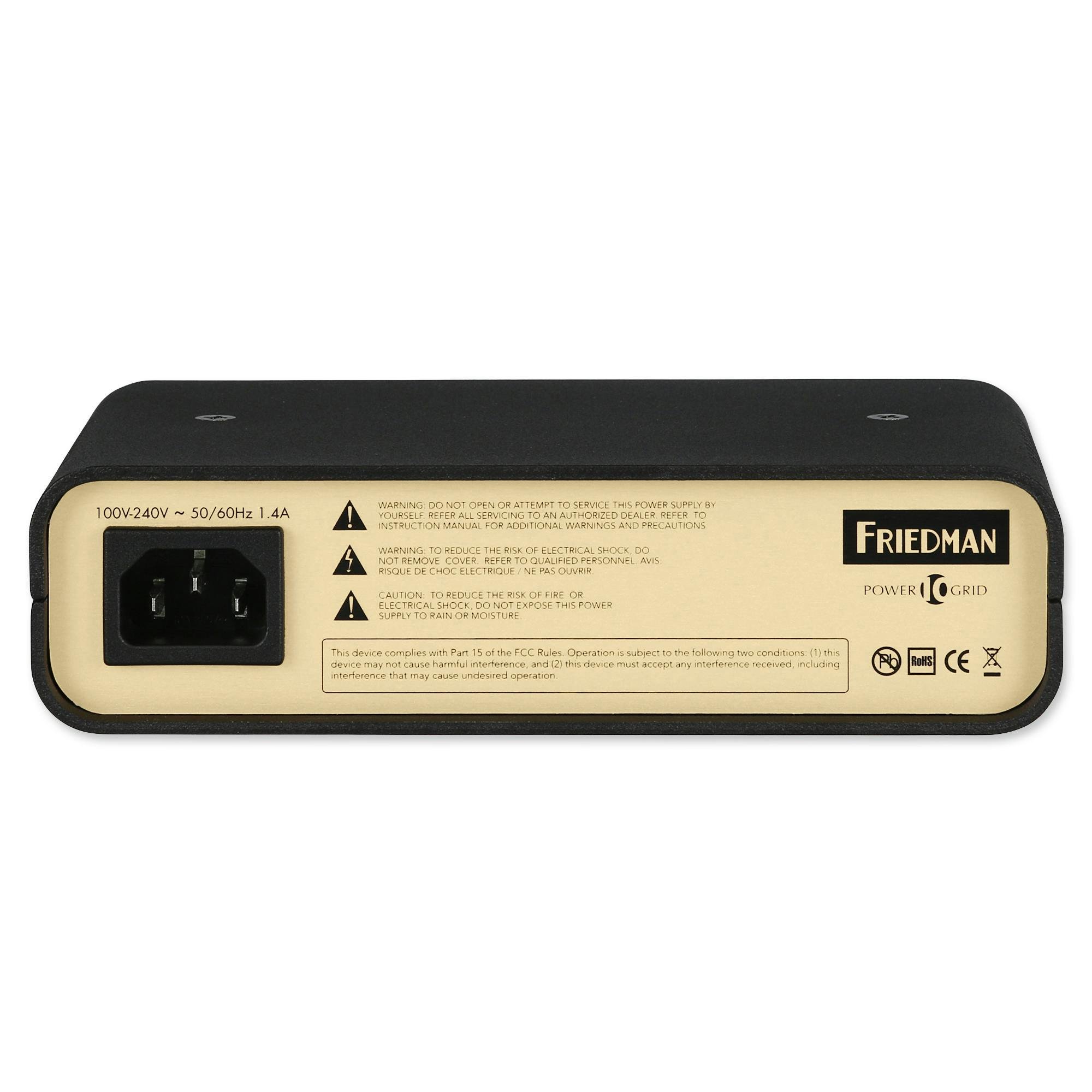 Friedman Tour Pro 1529 Platinum Pedalboard Package with Power Grid 10 & Buffer Bay 6 - TOURPRO1529PLAT-Friedman-Tour-Pro-1529-Platinum-Pedalboard-Power-Grid-Back.jpg