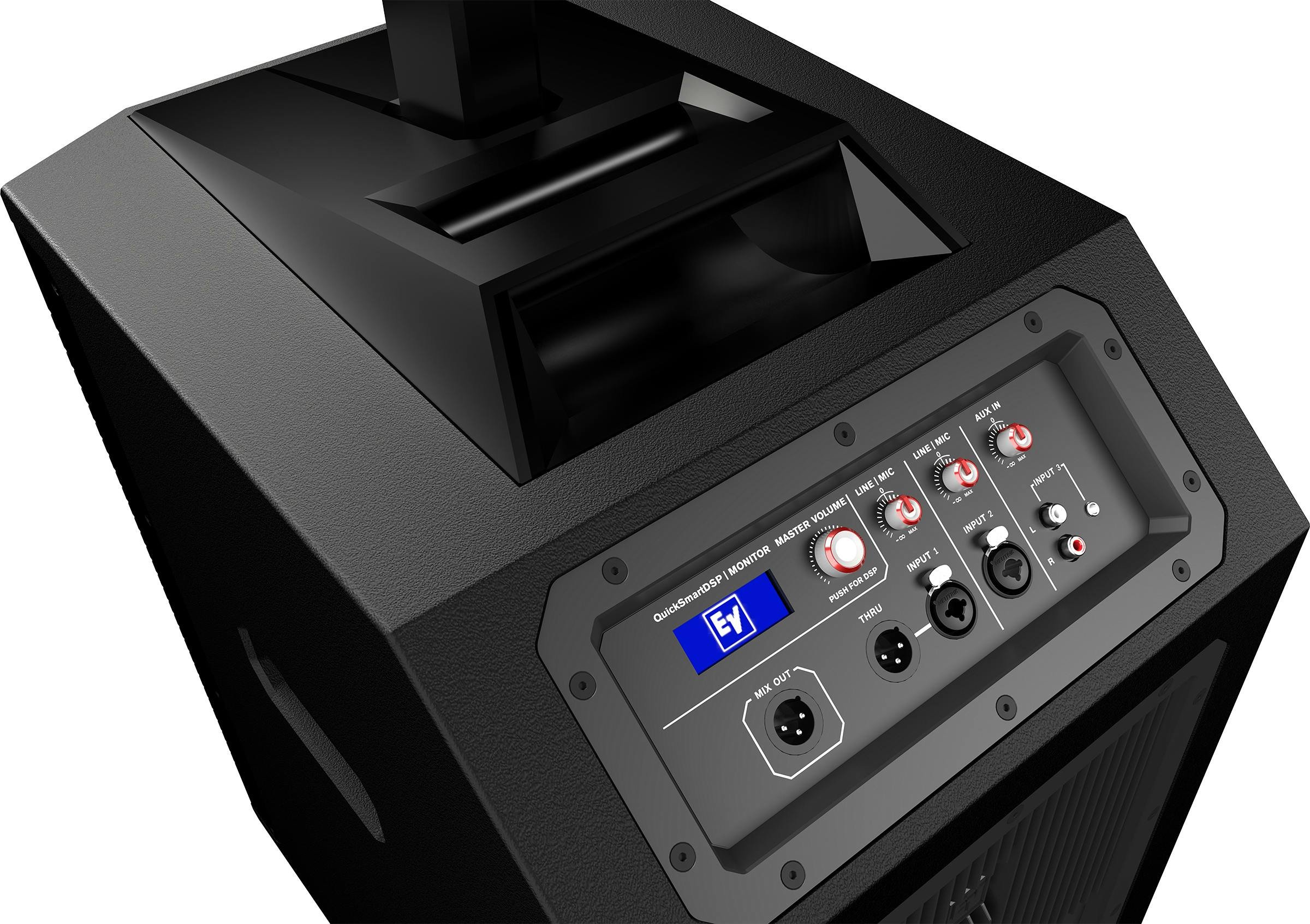 Electro Voice EV Evolve 50 Portable Column Array Active PA System - 156212-EVOLVE50_SubBack_2400px.jpg