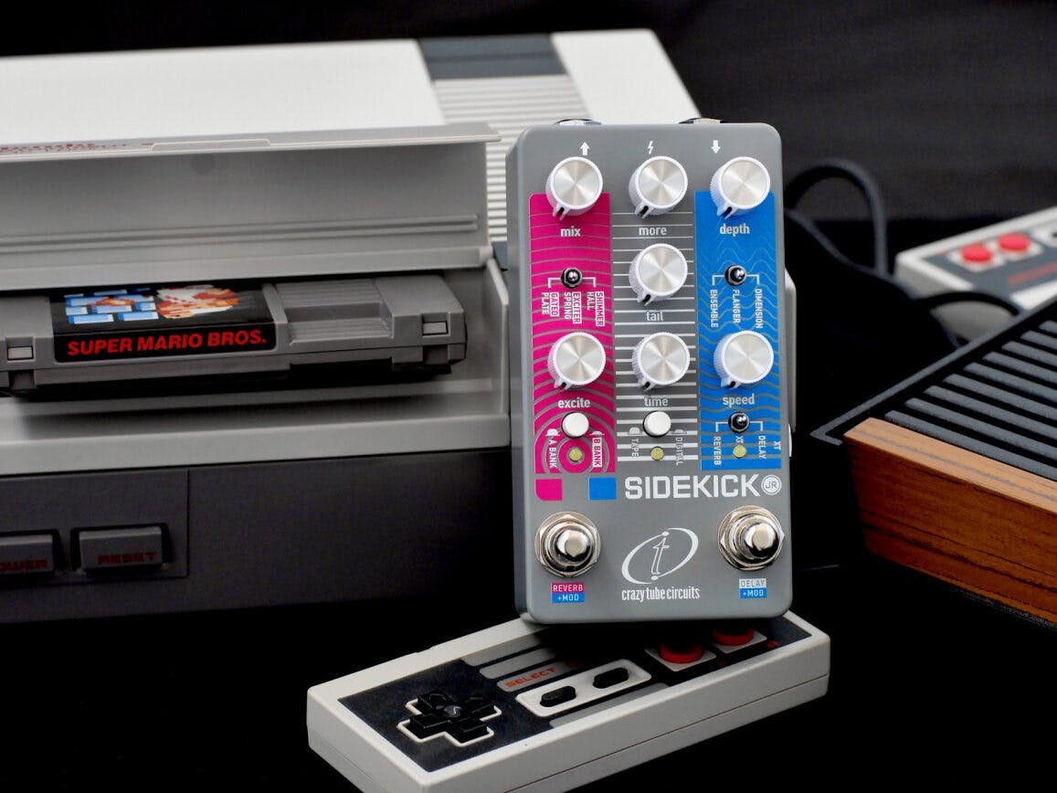 ギター SIDEKICK JR Crazy Tube Circuits Sidekick Jr - Chorus, Delay, Flanger, Reverb