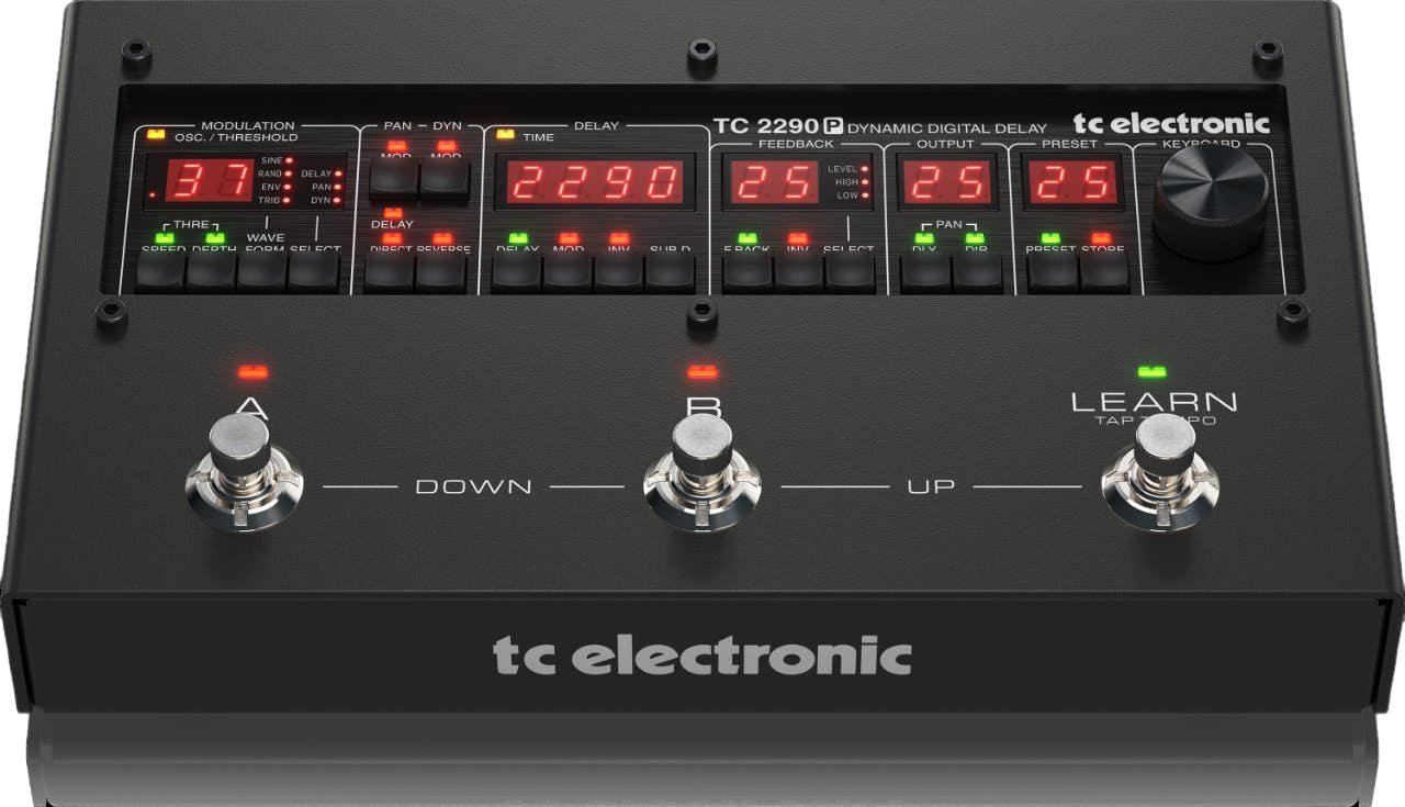 TC Electronic 2290 P Dynamic Digital Delay Pedal - 0709-AJO86-001-TC-Electronic-2290-P-Dynamic-Digital-Delay-Pedal-Angle.jpg
