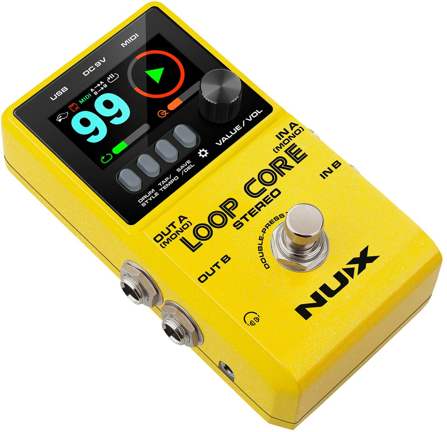 NUX Loop Core Stereo Looper Pedal - NUXLOOPCORE-NUX-Loop-Core-Stereo-Pedal-Left.jpg