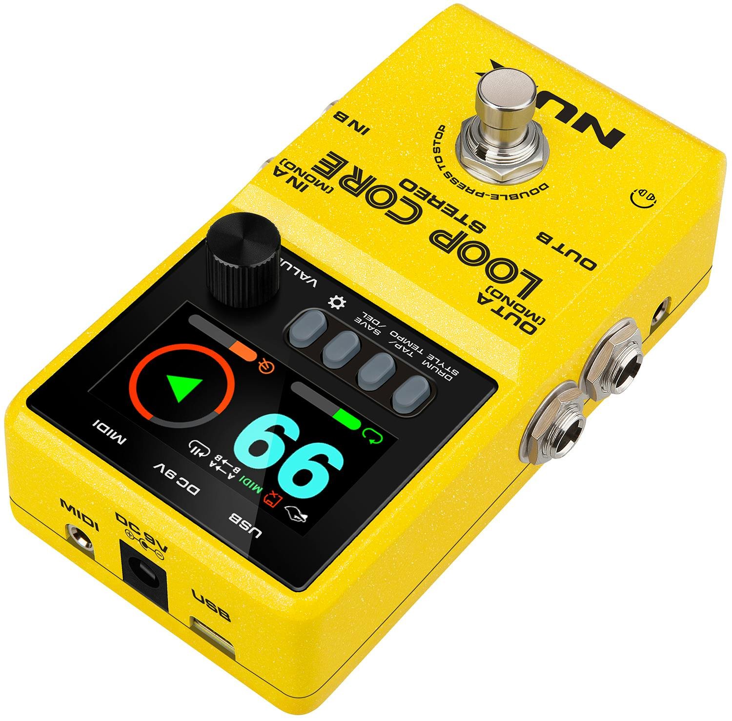 NUX Loop Core Stereo Looper Pedal - NUXLOOPCORE-NUX-Loop-Core-Stereo-Pedal-Left-Low.jpg