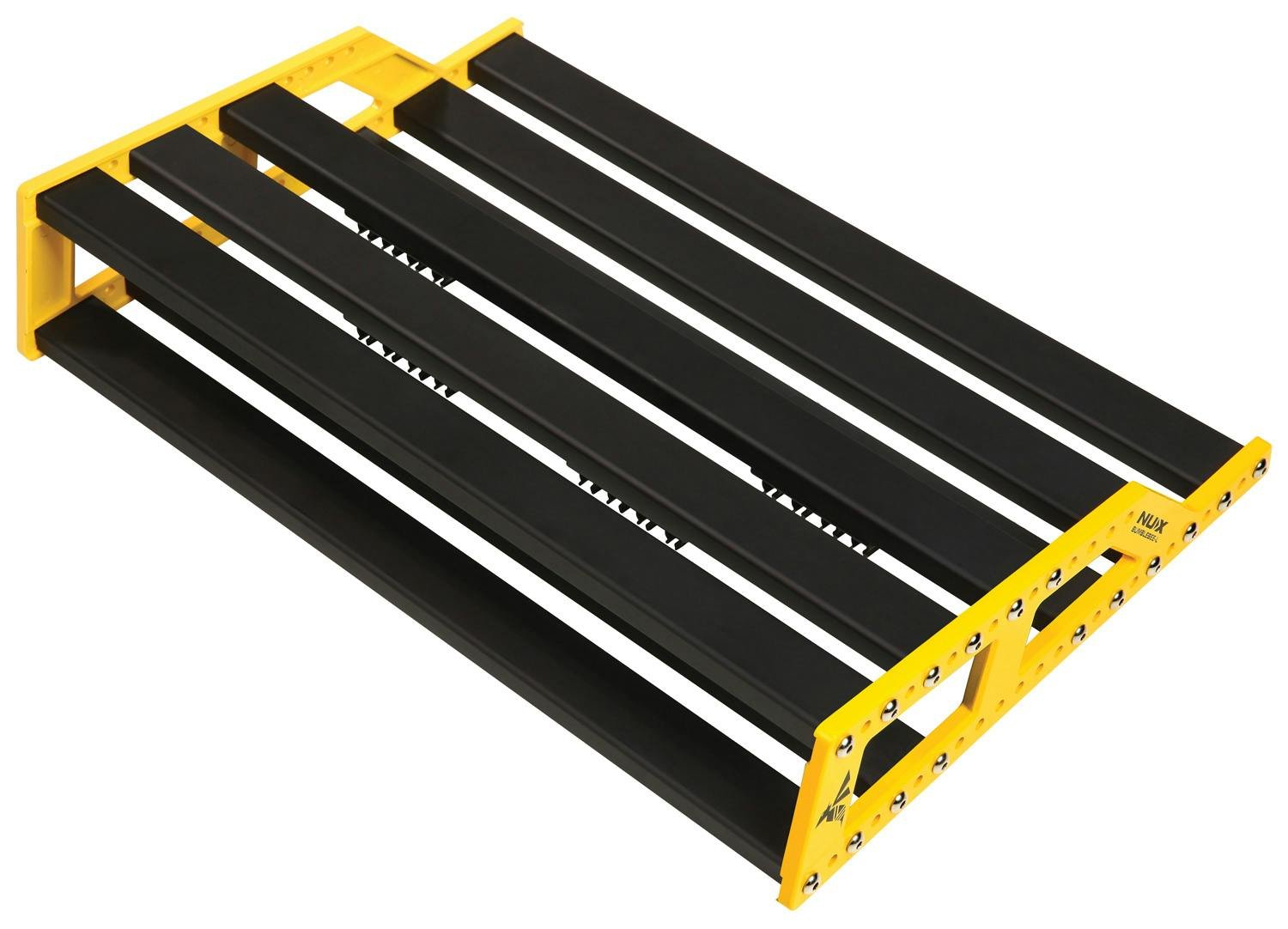 Nux NPB-L Large Bumblebee Pedalboard plus Bag - NPB-L-Nux-NPB-L-Large-Bumblebee-Pedalboard-Back-Angle.jpg