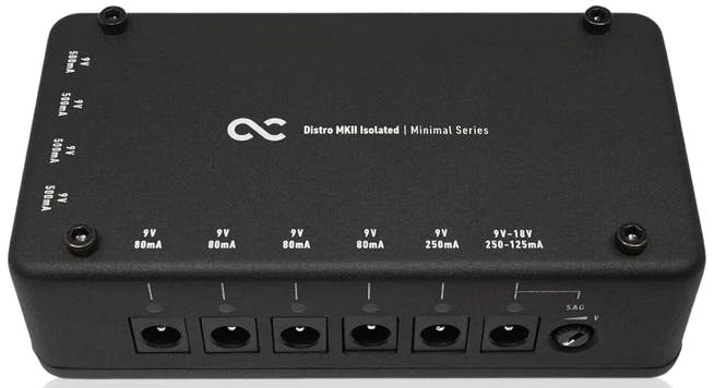 One Control Minimal Series Distro MKII Isolated Pedal Power Supply - OC-M-DISTRO2-One-Control-Minimal-Series-Distro-MKII-Isolated-Pedal-Power-Supply-under.jpg