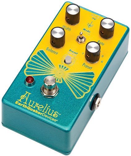 Earthquaker Devices Aurelius Tri-Voice Chorus Pedal - EQDAURE-Earthquaker-Devices-Tri-Voice-Chorus-Pedal-in-Blue-Yellow-Angle-2.jpg