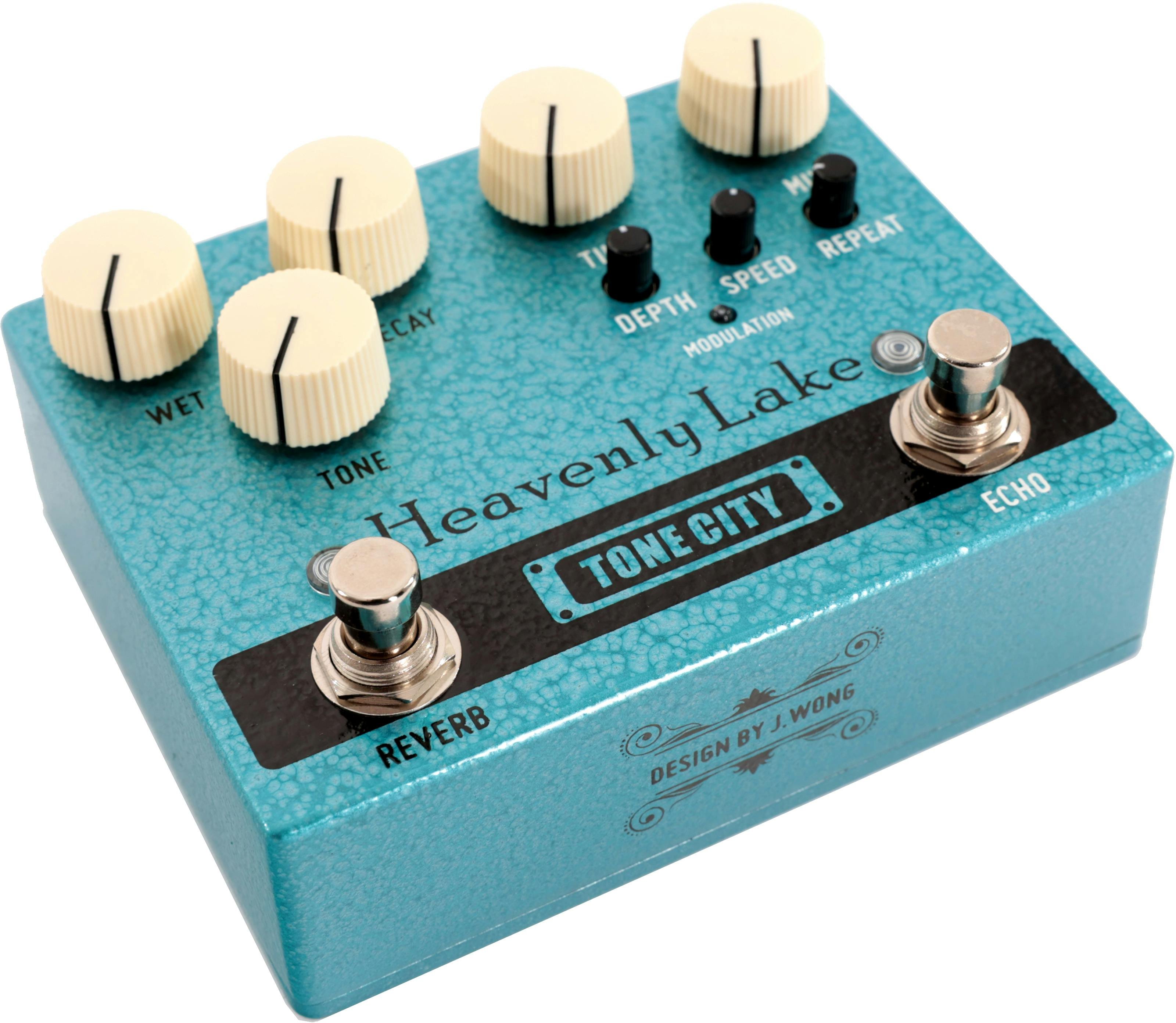 Tone City Heavenly Lake Delay Reverb Pedal - HEAVENLYLAKE-Tone_City_Guitar_Pedal_Heavenlylak_tilt.jpg
