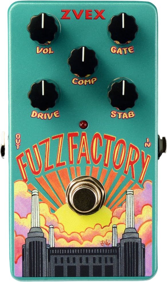 ZVEX Effects Vexter Fuzz Factory Vertical Pedal - ZVXVEXFFVERT-Fuzz-Factory-Battersea-Fuzz-Pedal-1.jpg