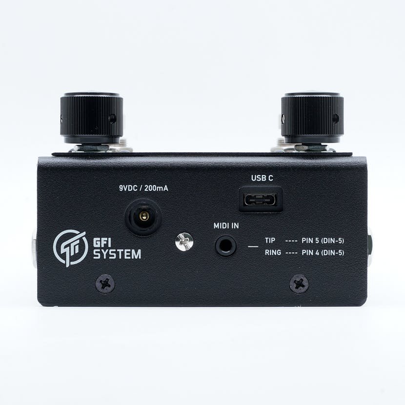 GFI System Duophony Parallel Signal Blender Pedal - DUOPHONY-GFI-System-Duophony-Advanced-Parallel-Blender-Pedal-Top.jpg