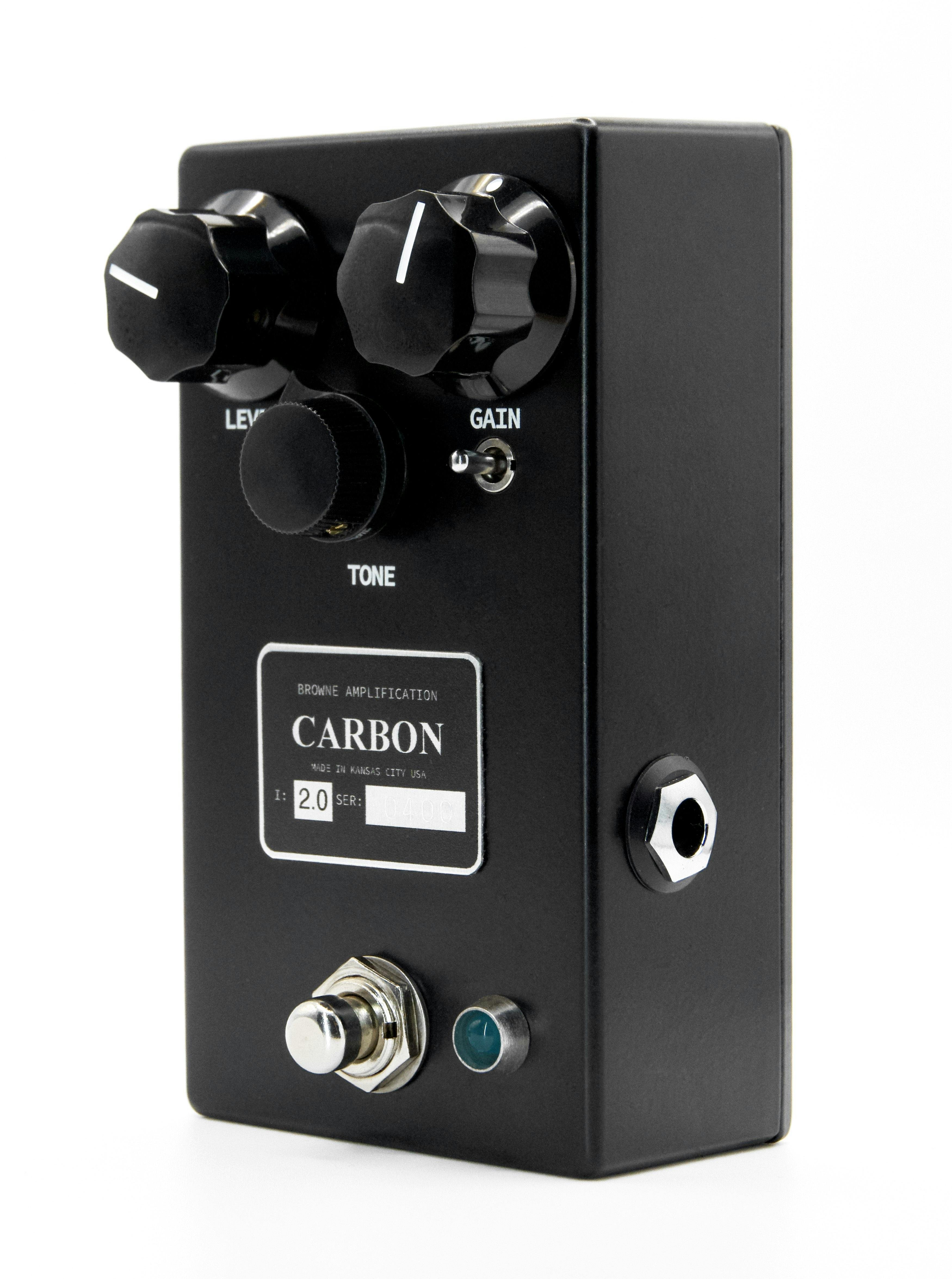 Browne Amplification 'The Carbon' V2 Overdrive Pedal - Andertons