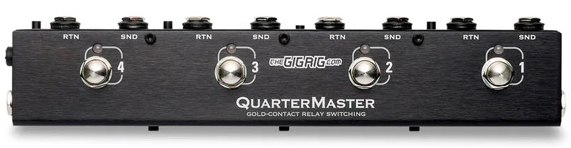 The GigRig QuarterMaster QMX-4 Pedal Switcher - Andertons Music Co.