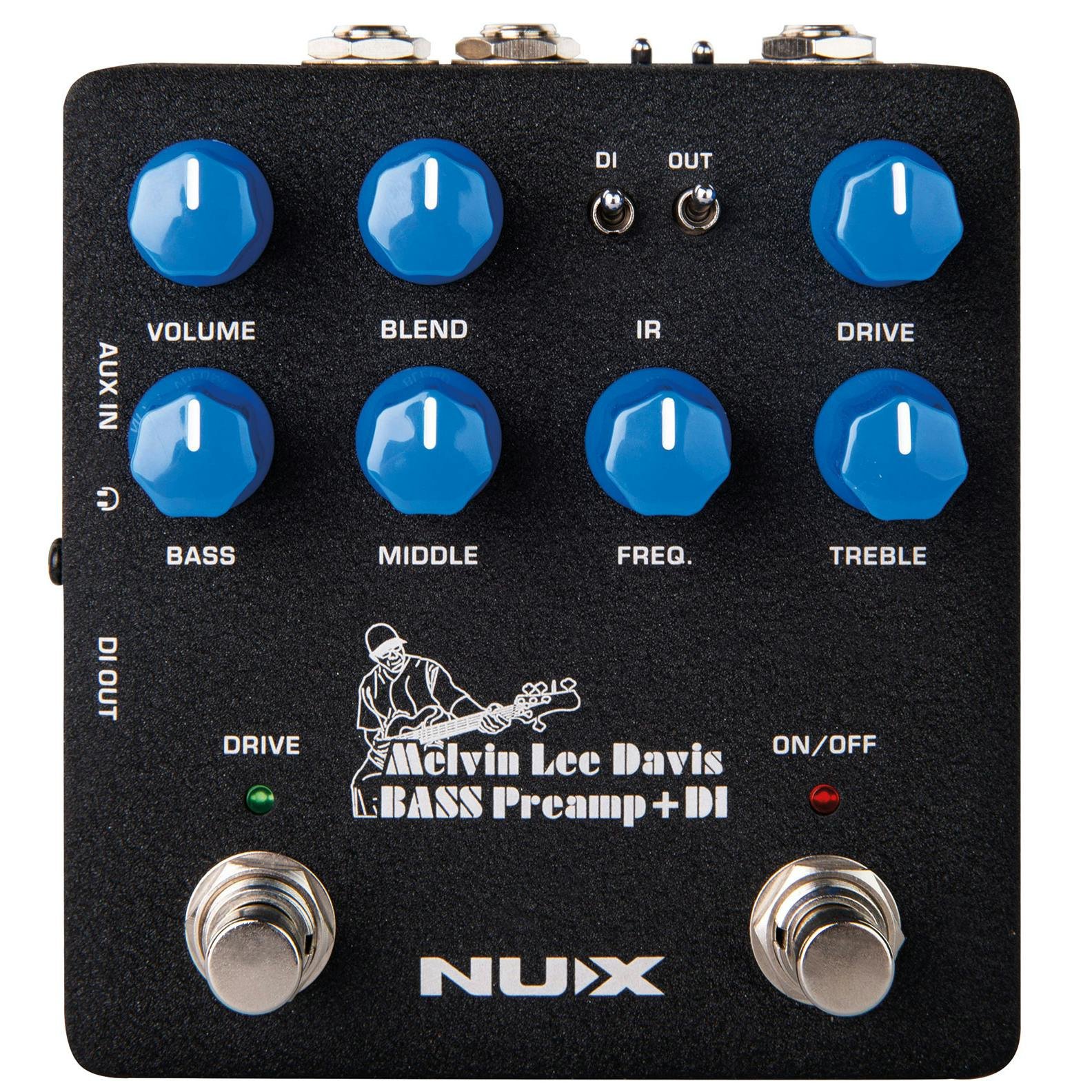 NUX NBP-5 Melvin Lee Davis ベースエフェクター NUX NBP-5 MLD Bass Preamp and DI Pedal - Andertons Music Co.
