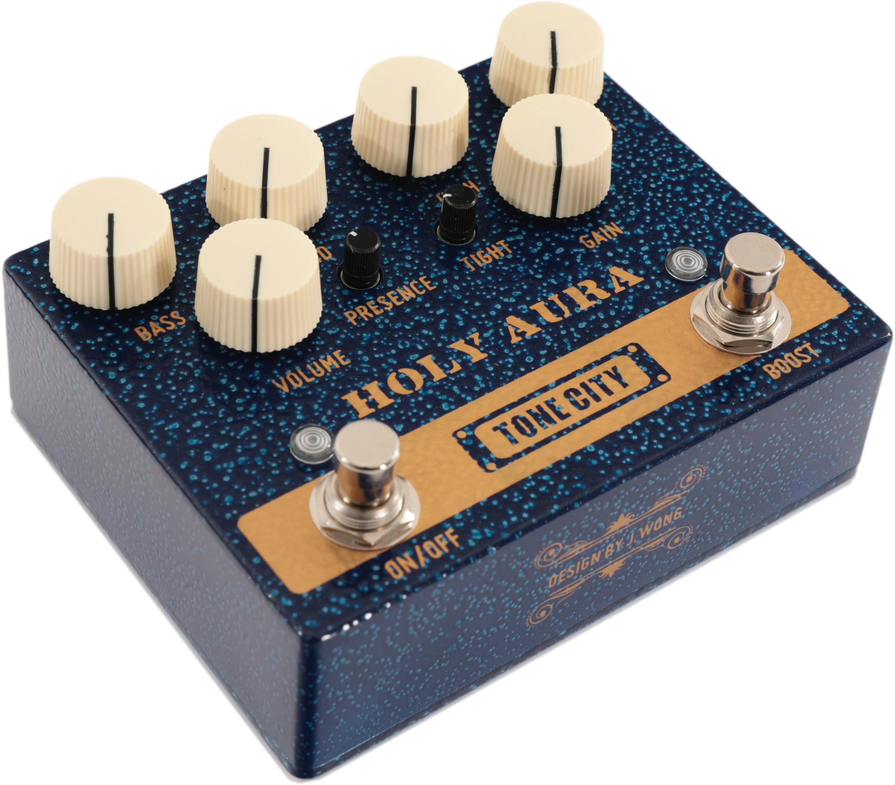Tone City Holy Aura Distortion Boost Pedal - HOLYAURA-Tone_City_Guitar_Pedal_Holyaura_tilt.jpg