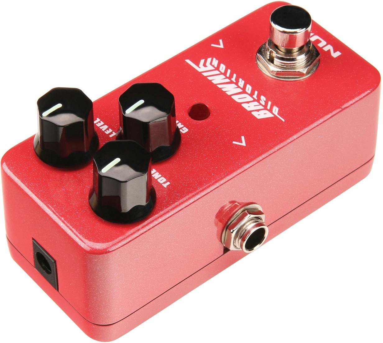 NUX NDS-2 Brownie Distortion Pedal - NDS-2-Nux-NDS-2-Brownie-Distortion-Pedal-Red-Side.jpg