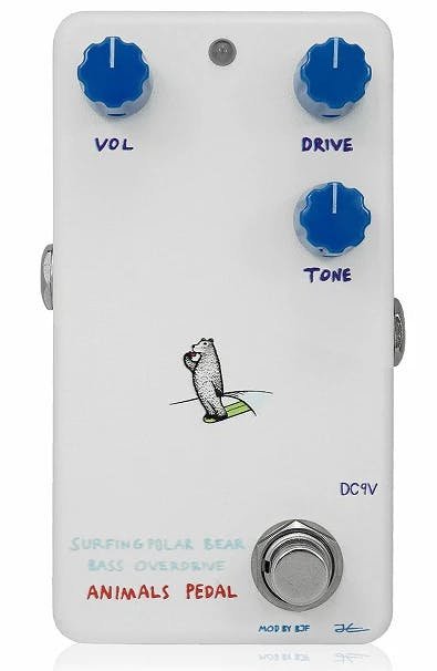 ベース Animals Pedal BASS OVERDRIVE MOD BY BJF Animals Pedals Surfing Polar Bear Mod by BJF Bass Overdrive