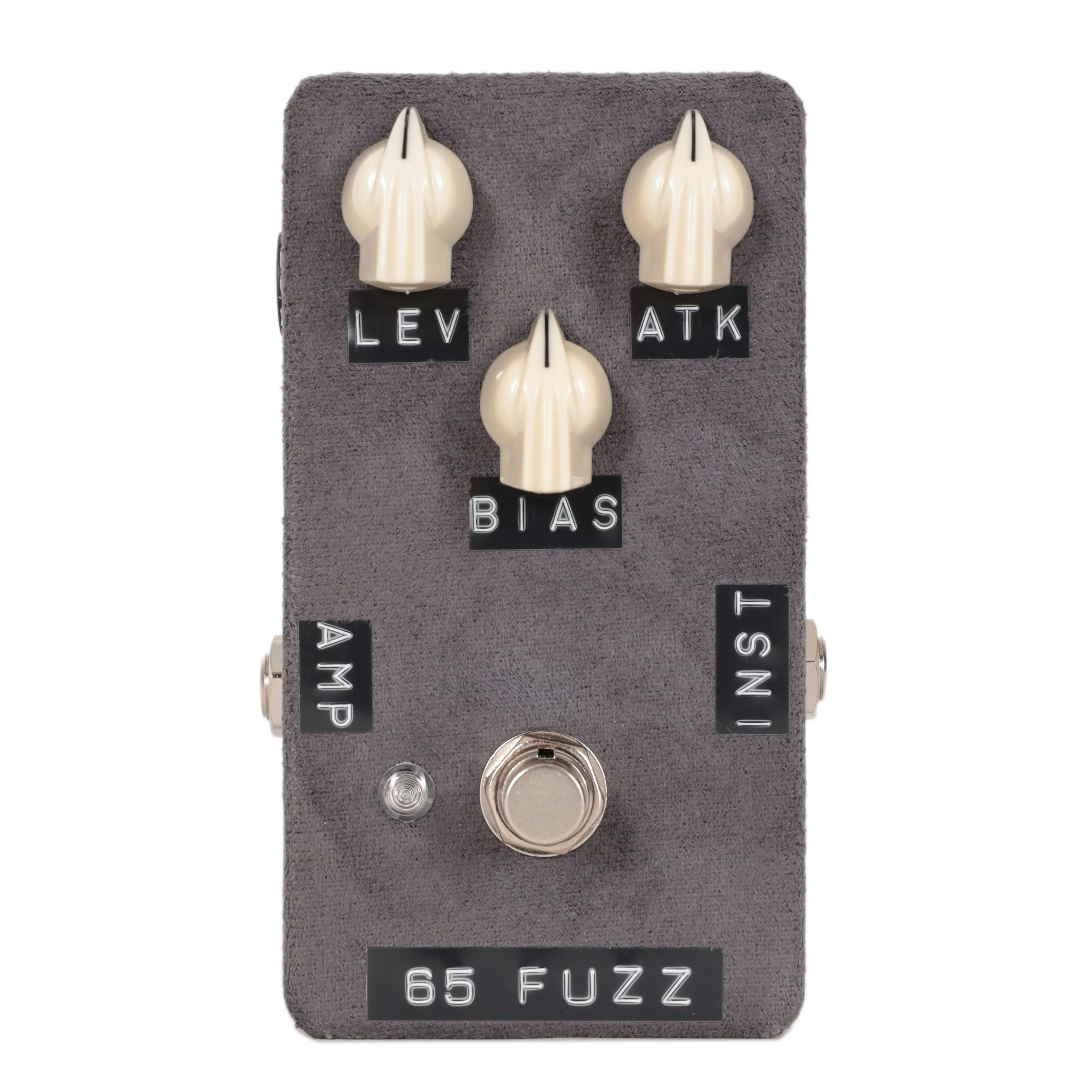 SHINS 65 Fuzz Pedal In Grey Suede - 65FUZZ-65FUZZ--1.jpg