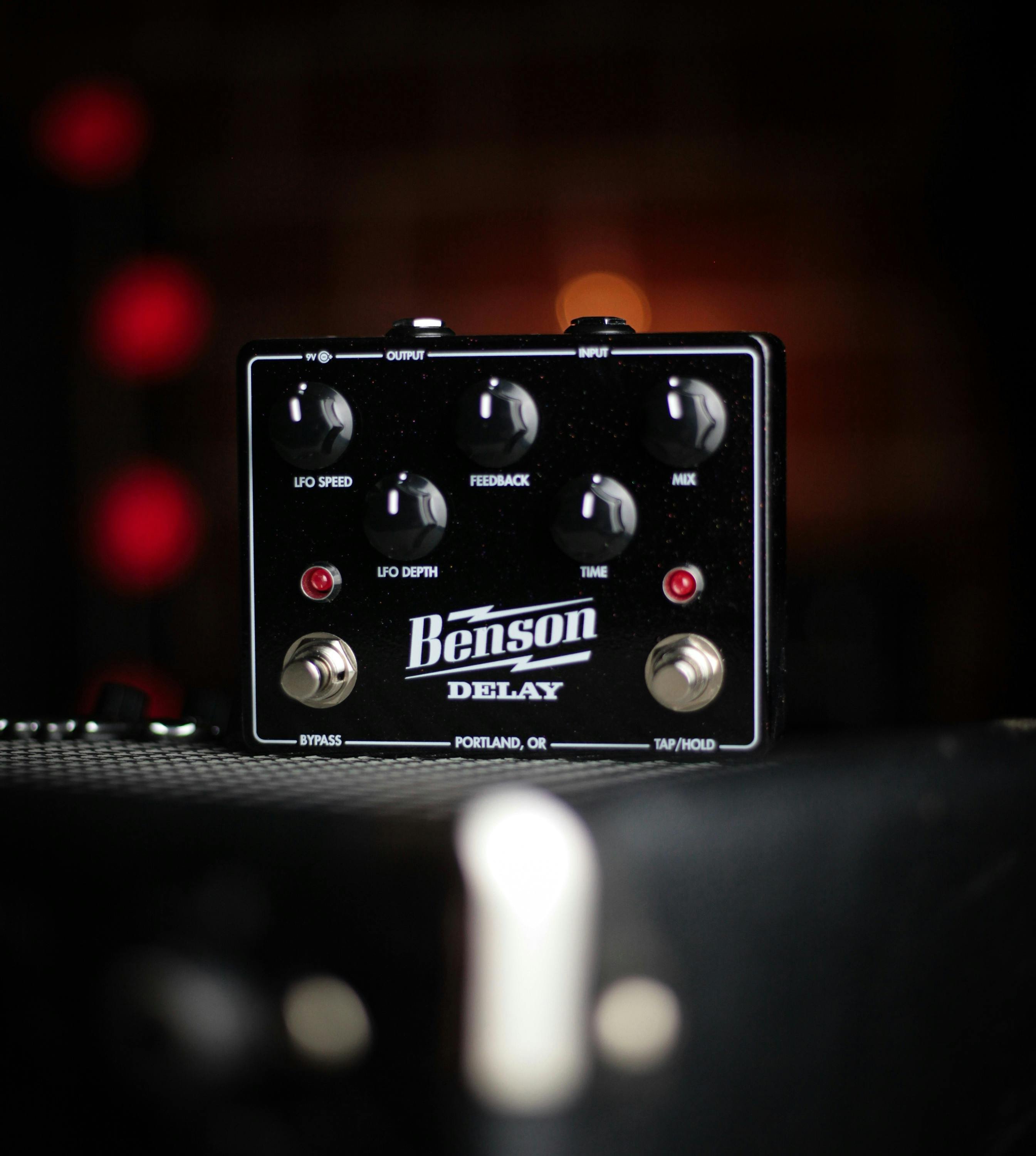 Benson Amps Delay Pedal - BENSONDELAY-Benson-Amps-Analog-Delay-Pedal-Lifestlye-4.jpg